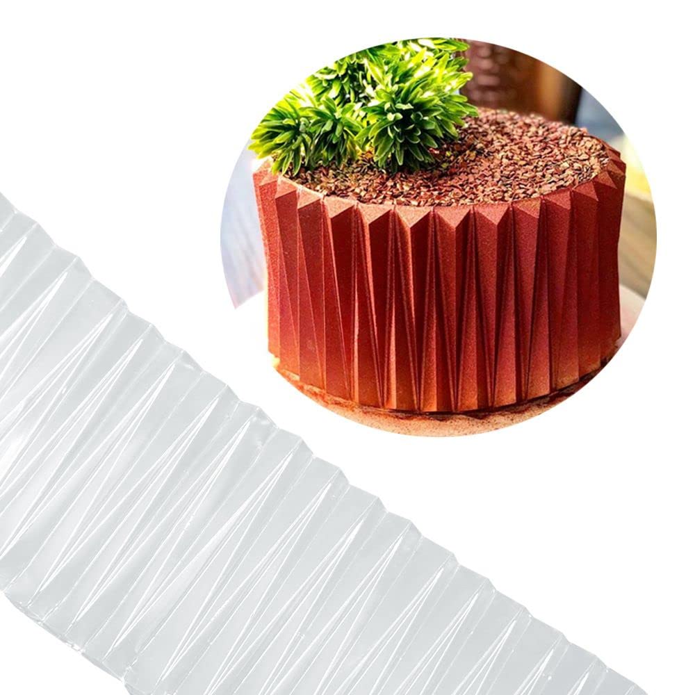 Clear Acrylic Mousse Cake Ring Mold - Chocolate Baking Tool for DIY Desserts, Pastry, and Mousse Cakes - Perfect for Home Bakers and Professional Chefs