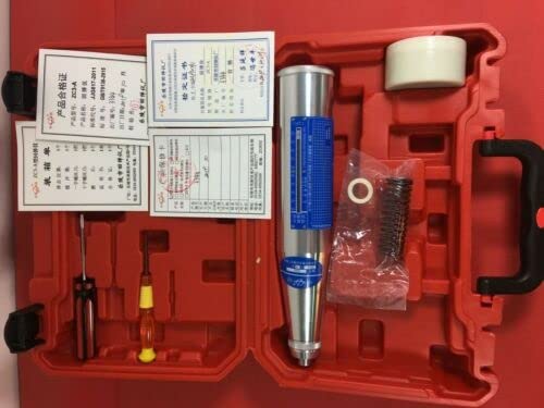 Portable Concrete Rebound Hammer Tester - Digital NDT Resiliometer Schmidt Hammer for Concrete Strength Testing | Perfect for Construction Sites, Bridge Inspections & Building Maintenance