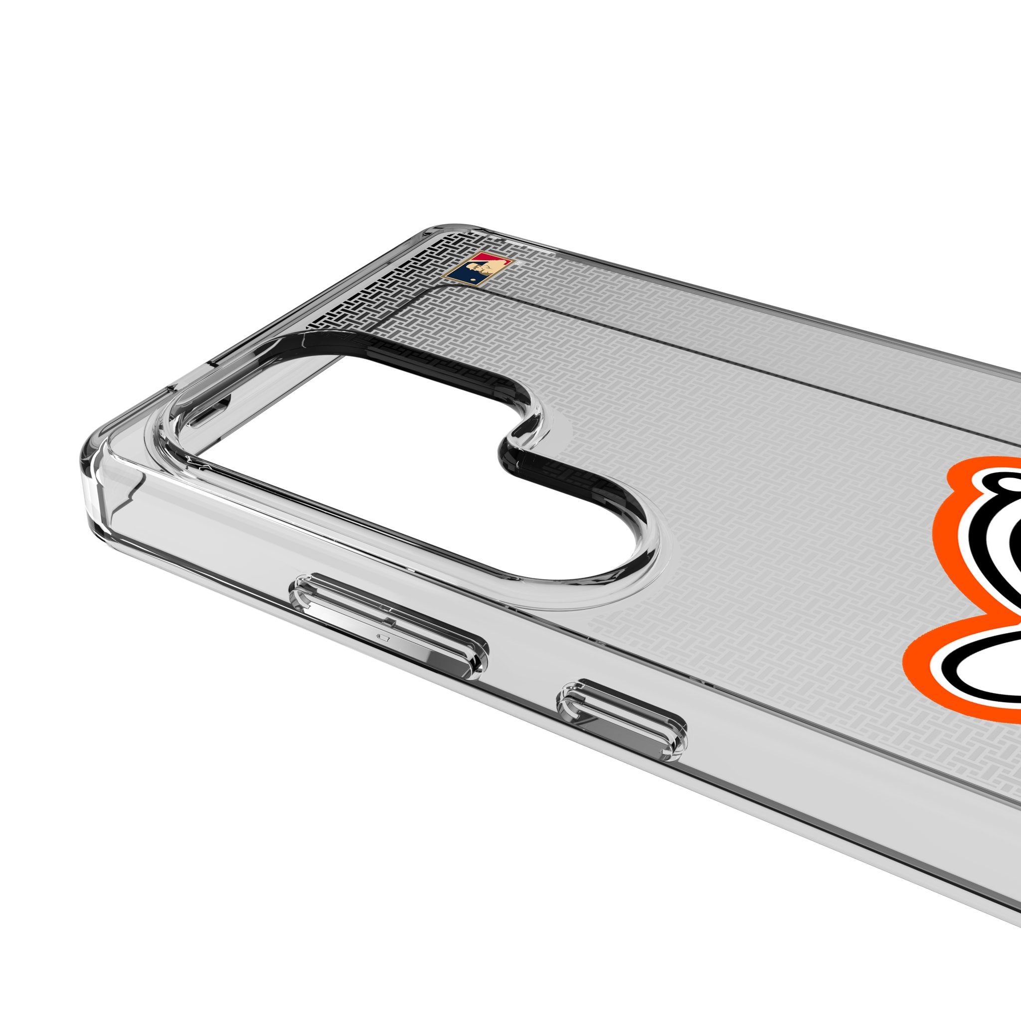 Baltimore Orioles 1955 Cooperstown Collection Linen Clear Phone Case for Samsung Galaxy - Durable Protective Cover for Baseball Fans, Perfect for Game Day & Everyday Use