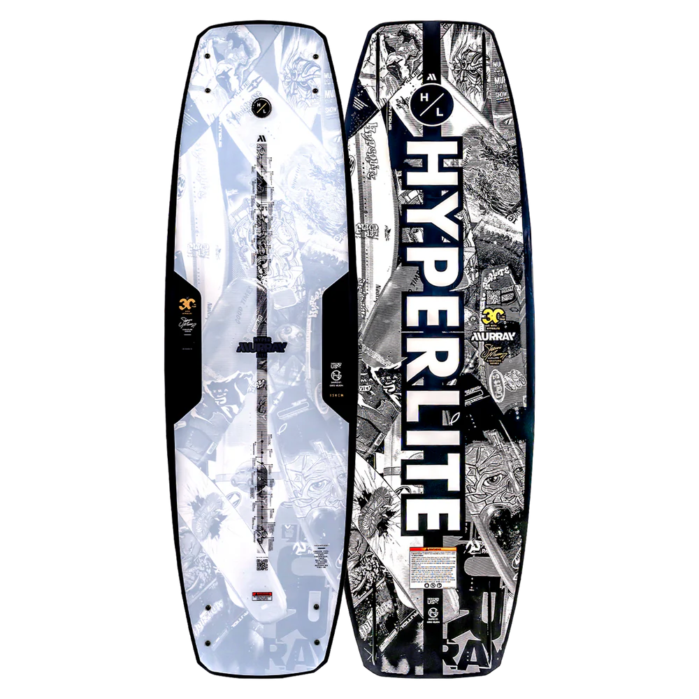 Hyperlite Murray Pro Wakeboard 2025 - Premium Performance Wakeboard for Professionals & Enthusiasts | Perfect for Lake Riding, Boat Sports & Water Adventures