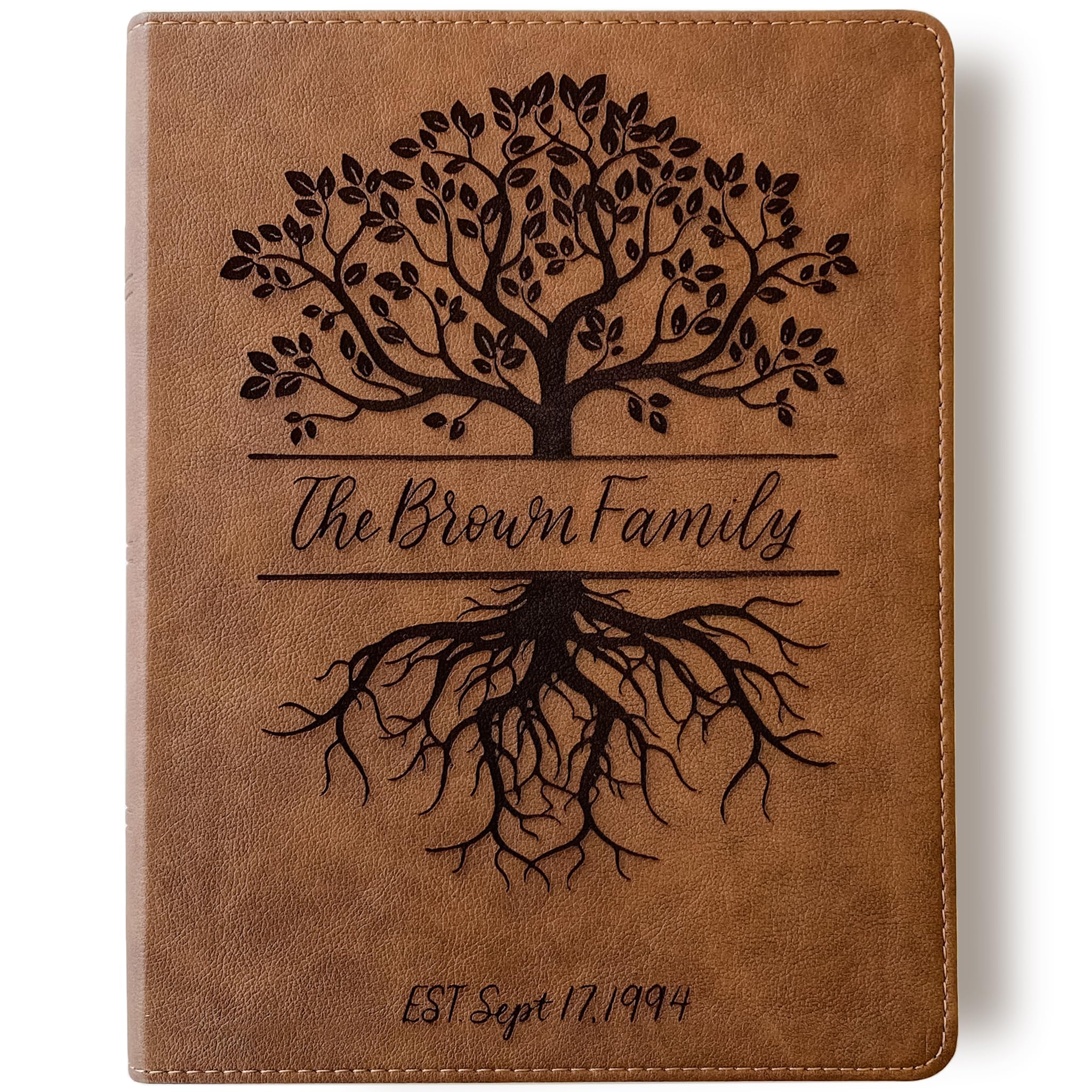 KJV Wide Margin Large Print Bible - Personalized Red Letter Gift for Weddings & Baptisms