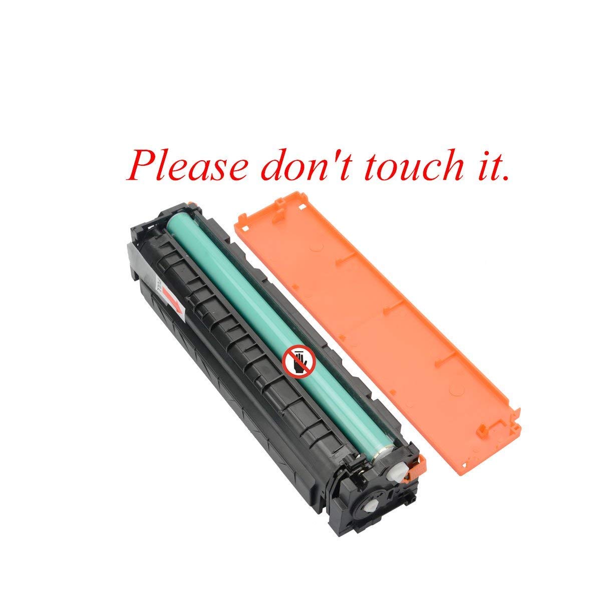HP 206X W2110X 206A Compatible Toner Cartridge (4-Pack) - Black, Cyan, Yellow, Magenta - Replacement for HP Color Pro MFP M283FDW M255DW M283CDW M283 M255 Printers - Perfect for Office & Home Printing Needs