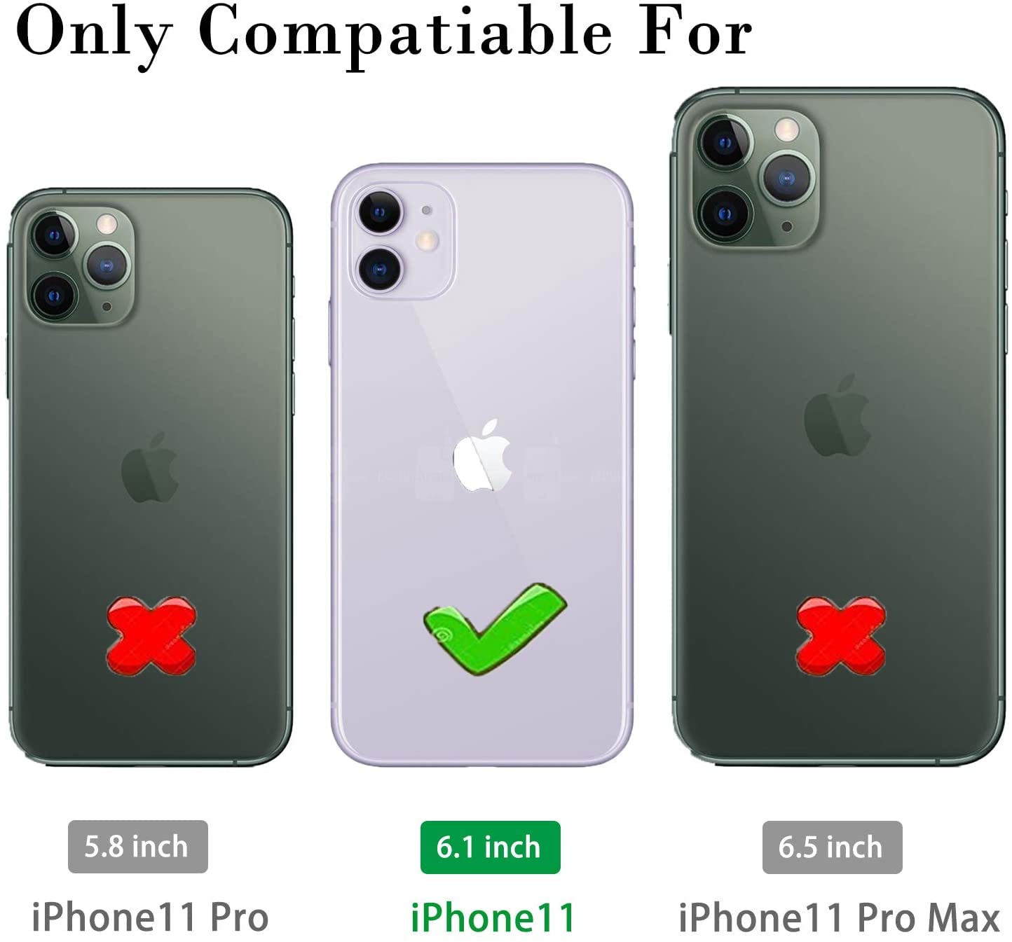 LeYi iPhone 11 Case for Women with Magnetic Ring Kickstand & 2 Pack Tempered Glass Screen Protectors - Military-Grade Armor Protection, Scarlet Red - Perfect for Work, Travel and Everyday Use