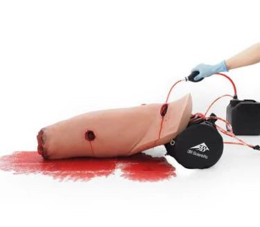 Emergency Hemorrhage Control Leg Trainer for First Aid & Trauma Training – Light Skin Tone | Perfect for EMT, Military, and Medical Professionals