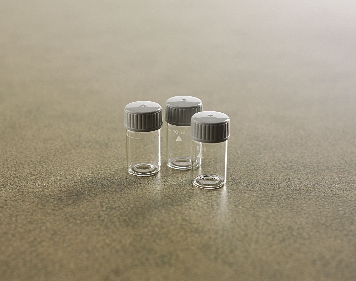 Glass Sample Cell with Lid, 24 mm - Pack of 12 | Ideal for Laboratory Testing, Chemical Analysis & Spectrophotometry