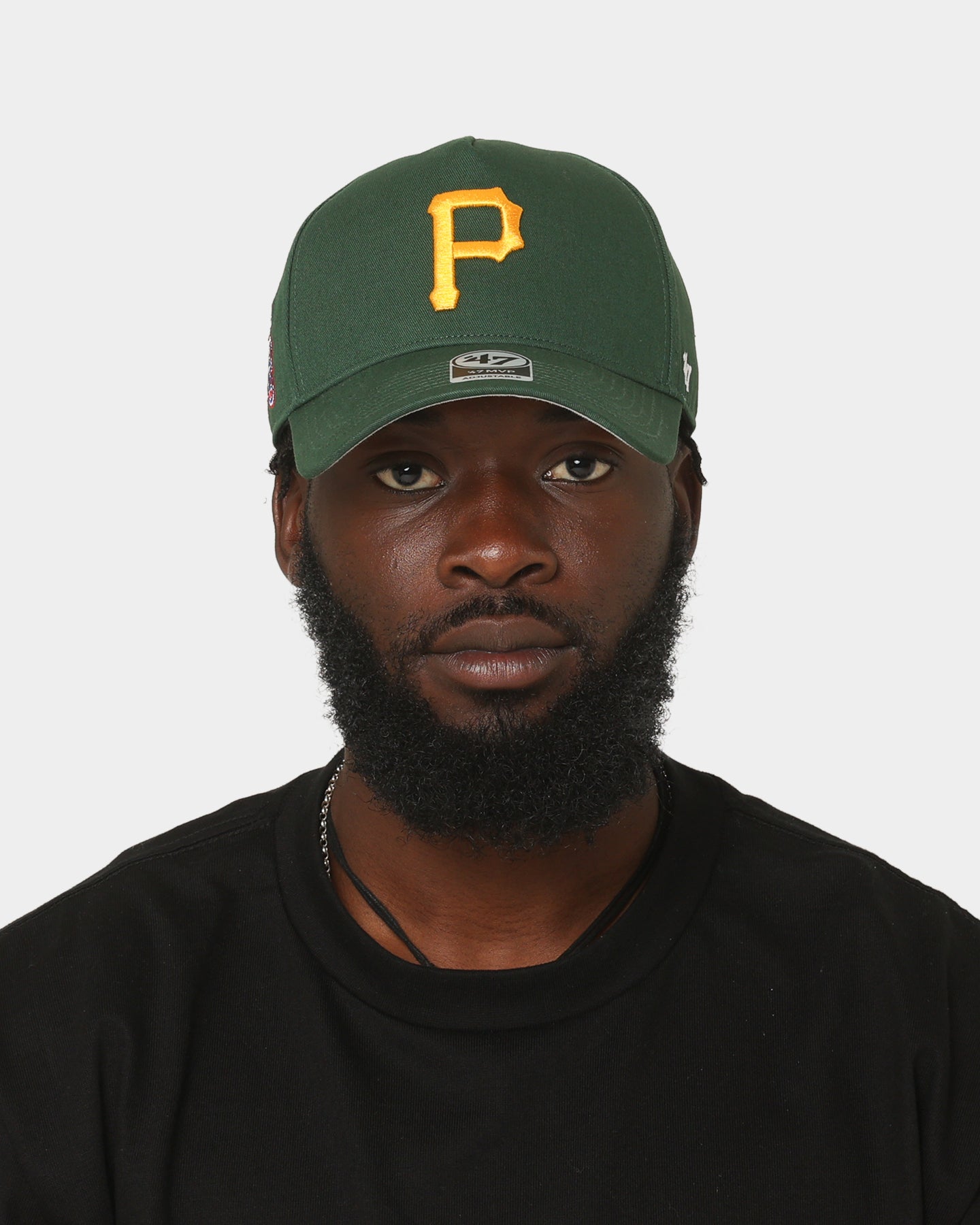 47 Brand Pittsburgh Pirates MVP Snapback Hat - Dark Green & Red Adjustable Baseball Cap for Men & Women - Perfect for Games, Tailgating & Casual Wear