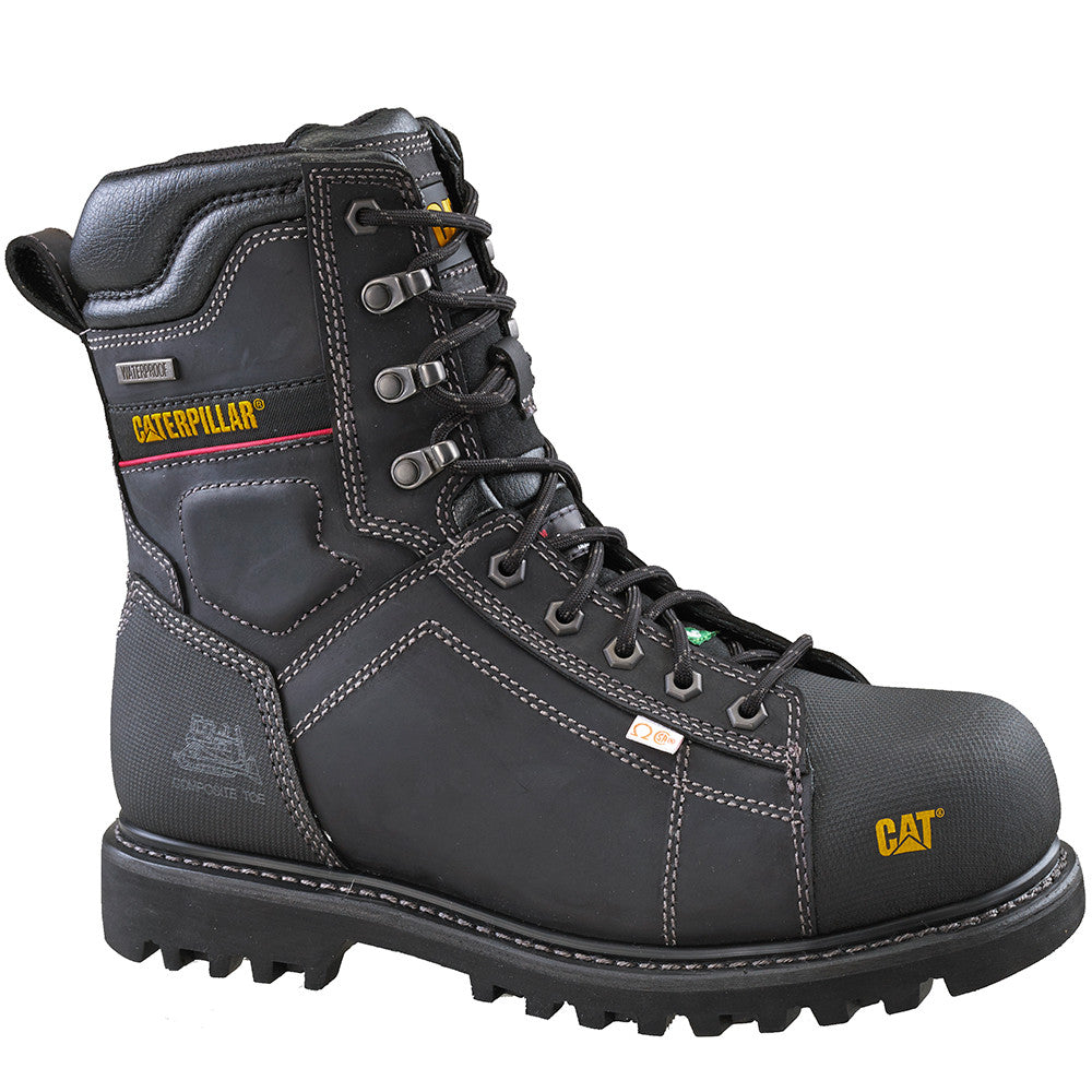 CAT Control Men's 8 Waterproof Composite Toe Work Boot 720211 - Durable Safety Shoes for Construction, Warehouse & Outdoor Work