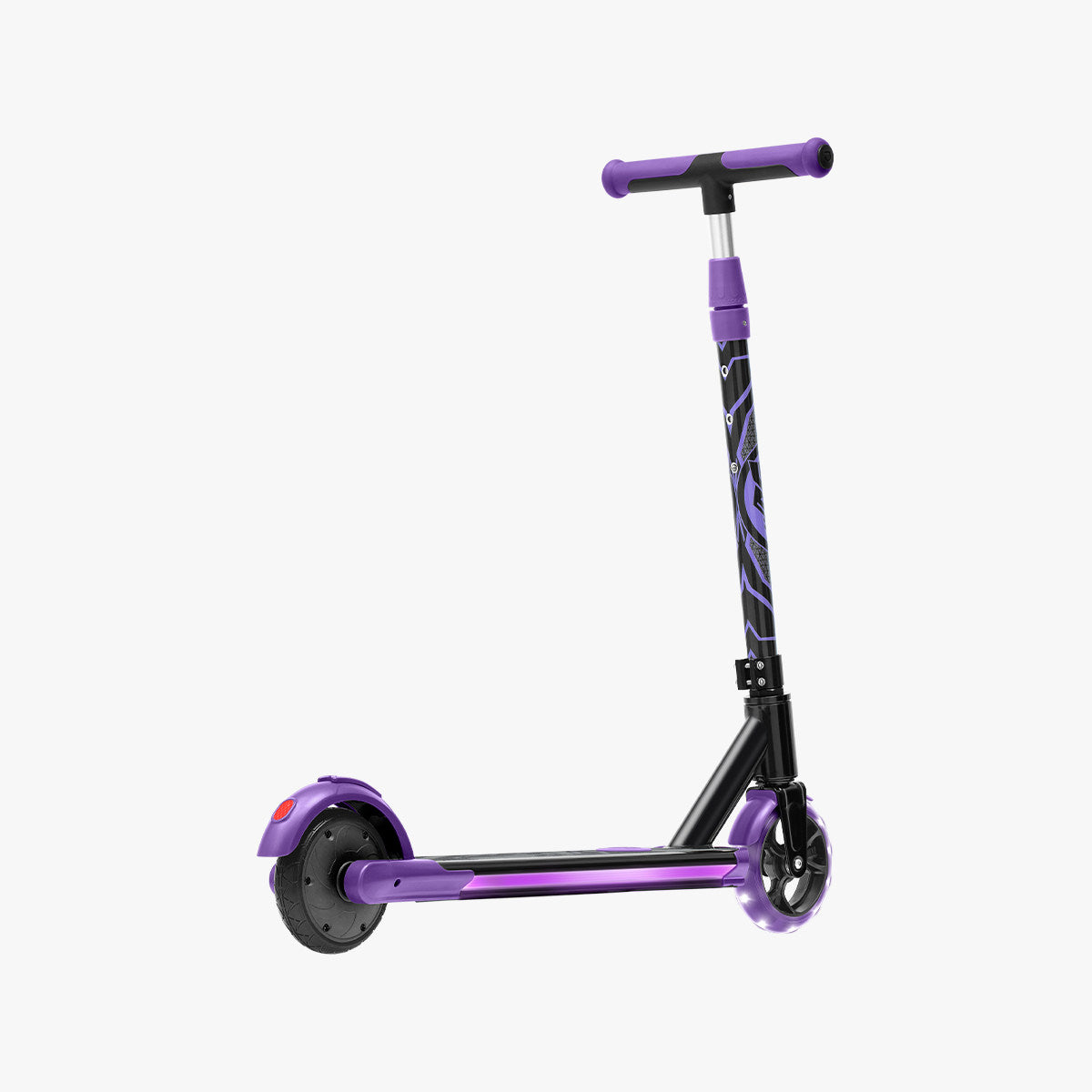Marvel Black Panther Kids Electric Scooter - 3 Wheel LED Light Up Scooter for Boys & Girls Ages 5-12 - Perfect for Outdoor Play, Commuting to School & Neighborhood Adventures