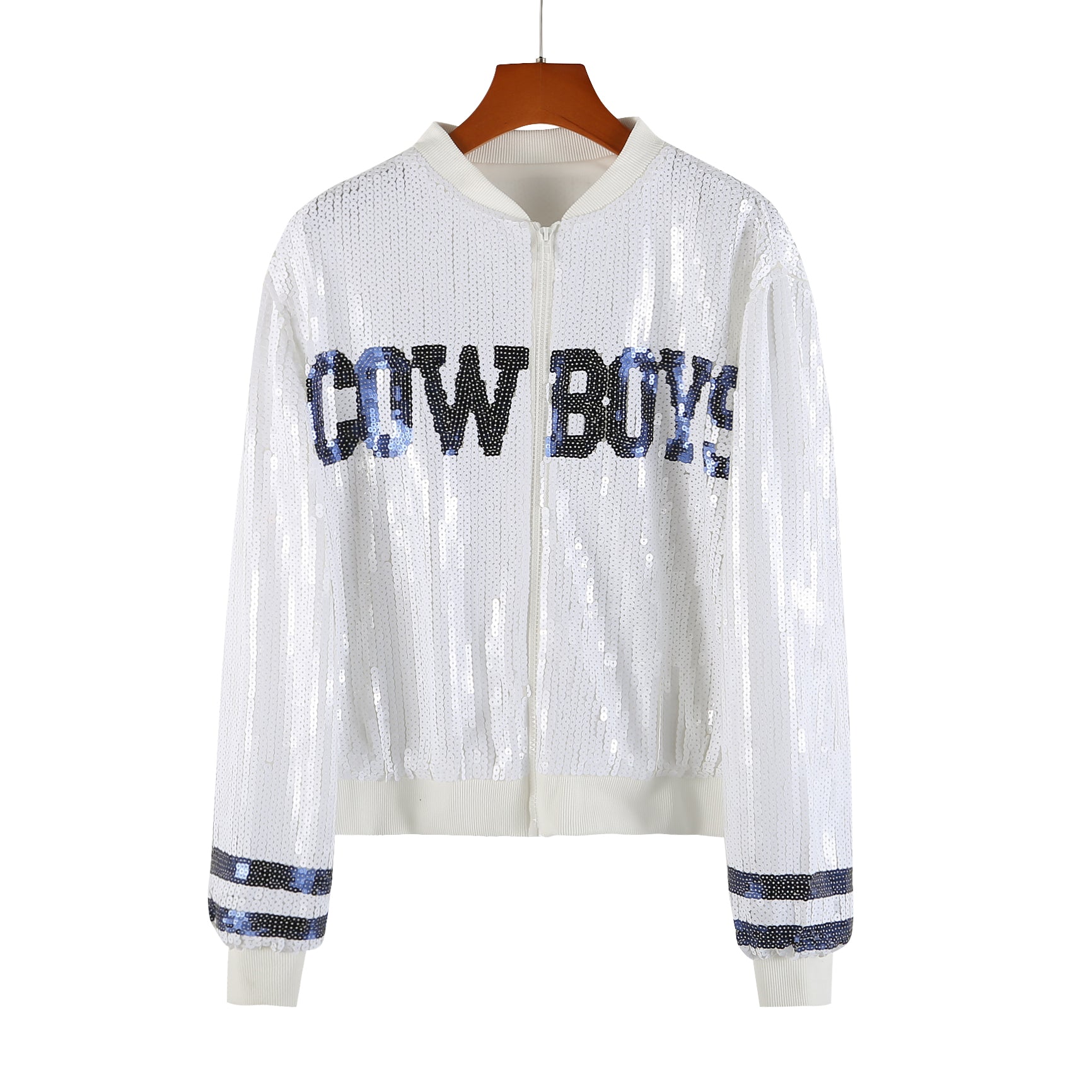Bulls Sequined Baseball Uniform - Glittery Team Jersey for Women & Men - Perfect for Games, Parties & Costume Events
