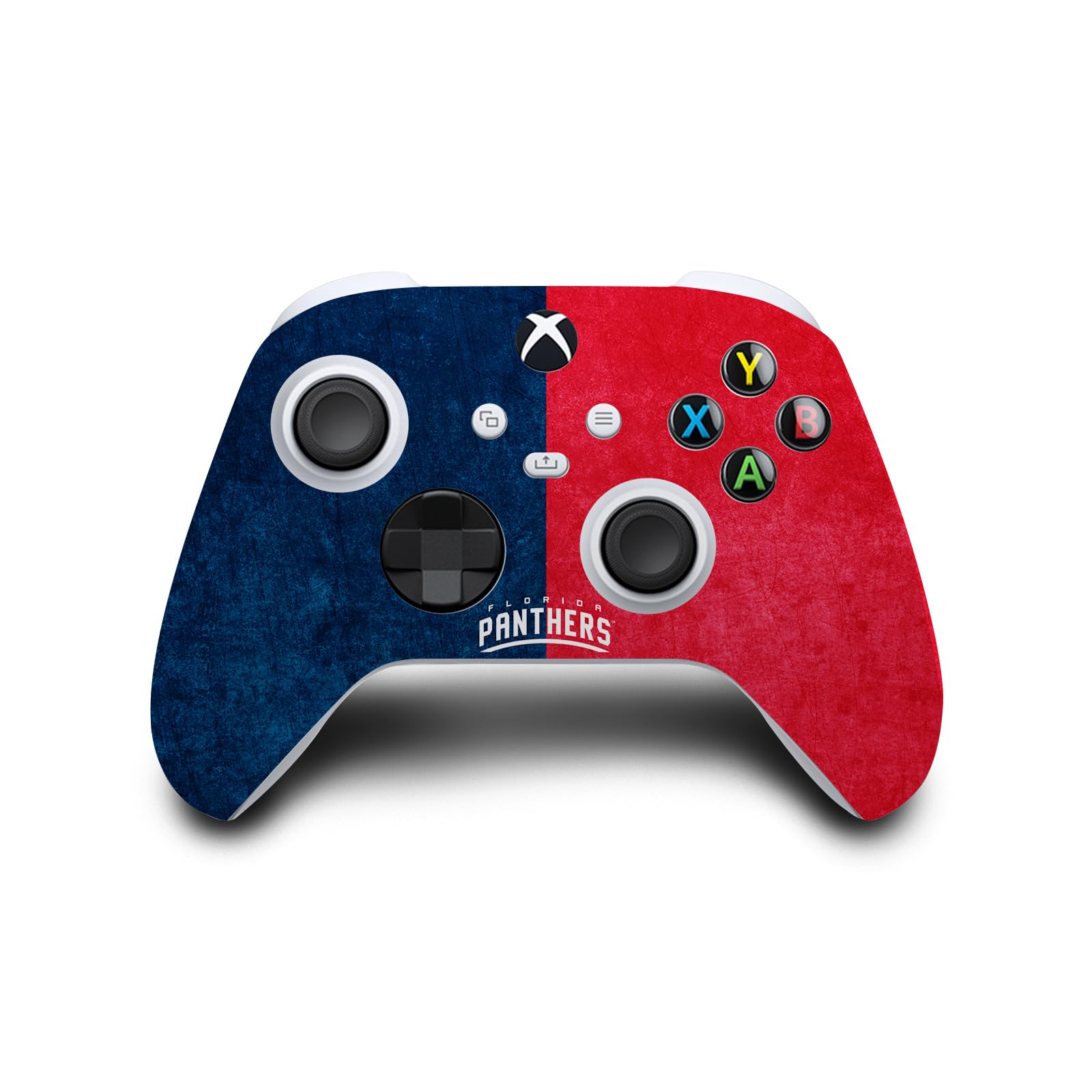 Official NHL Licensed Florida Panthers Distressed Vinyl Skin Decal Cover - Compatible with Xbox Series S Console & Controller Bundle - Perfect for Gaming Enthusiasts and Sports Fans