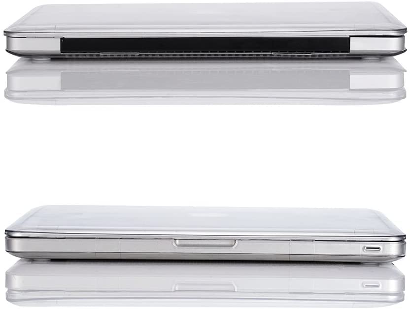 MacBook Pro 13 Case 13.3 inch (Model A1278 2008-2012) - Clear Matte Hard Plastic Protective Shell Cover with CD-ROM Slot | Perfect for Work, Travel & School