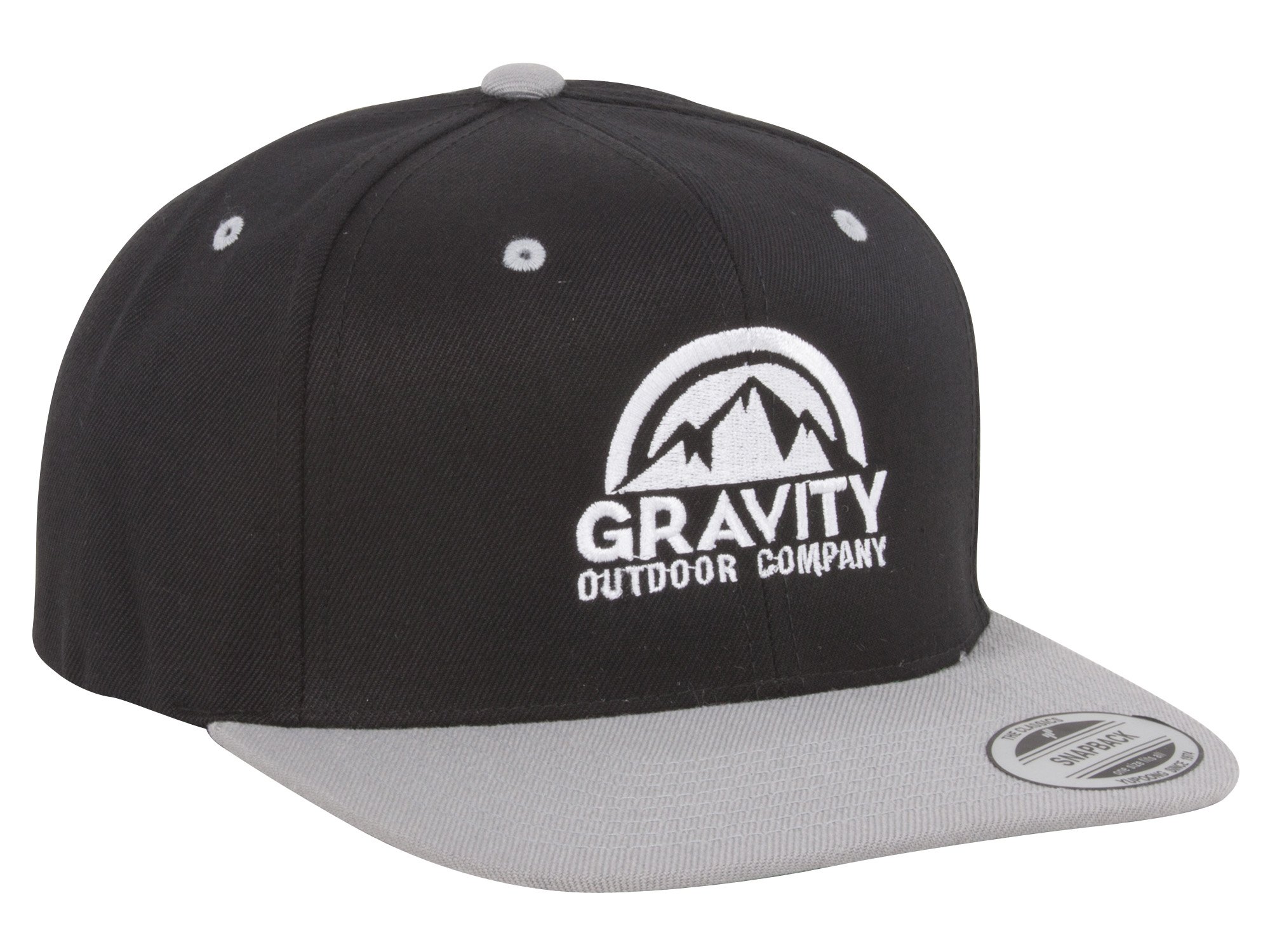 Gravity Outdoor Co. 经典可调节Snapback帽子 - 户外运动、日常休闲、旅行必备时尚帽款