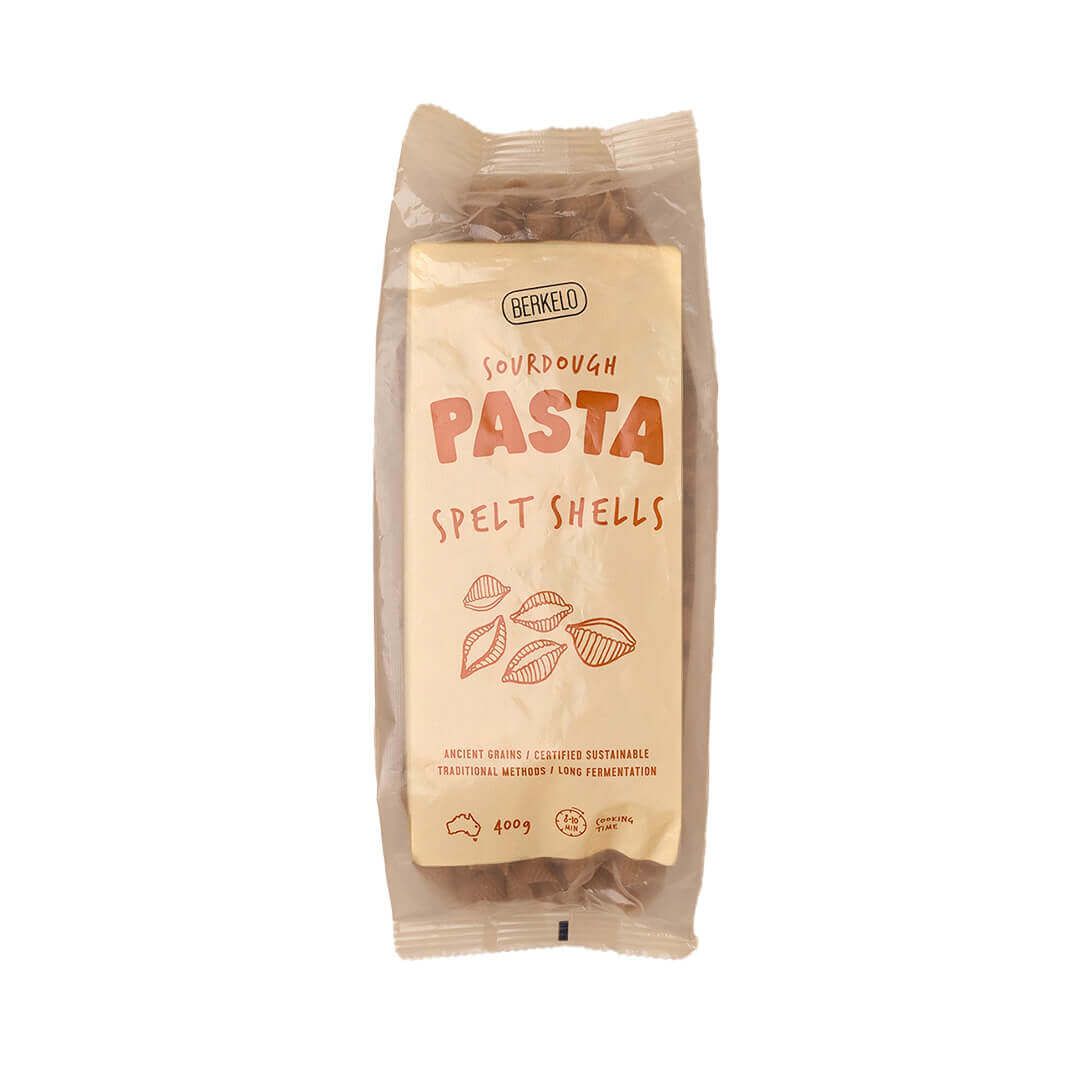 Organic Spelt Shells Pasta - Handmade Sourdough Pasta | Artisanal Italian Pasta for Healthy Meals, Vegan & Gluten-Free Friendly | Perfect for Pasta Salads, Soups, and Gourmet Dinners