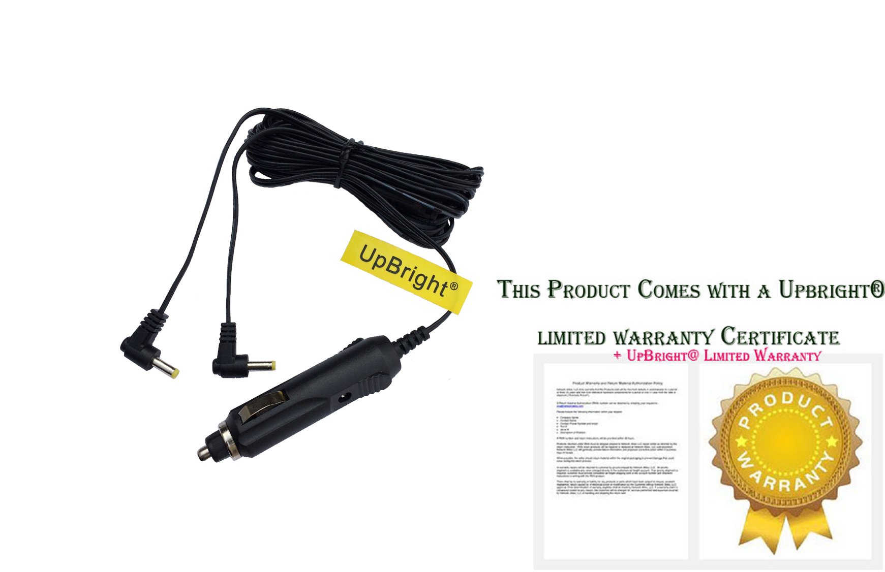 ANS ANiceSeller 2A Replacement Vehicle Battery Adapter for Philips LY-02 Dual Screen DVD Player - Car Charger for Road Trips & Family Travel Entertainment