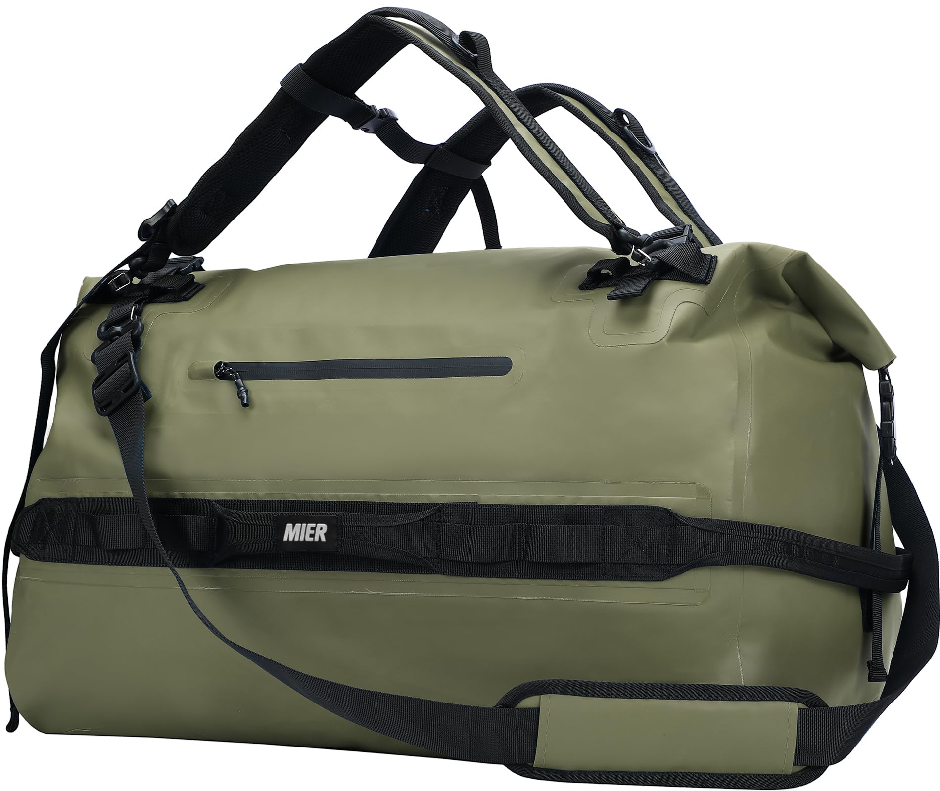 MIER Large Waterproof Duffel Bag Rolltop Dry Backpack - 60L/80L Durable Travel Duffle for Kayaking, Rafting, Boating, Swimming, Camping, Gym & Beach - Perfect for Outdoor Adventures & Water Sports