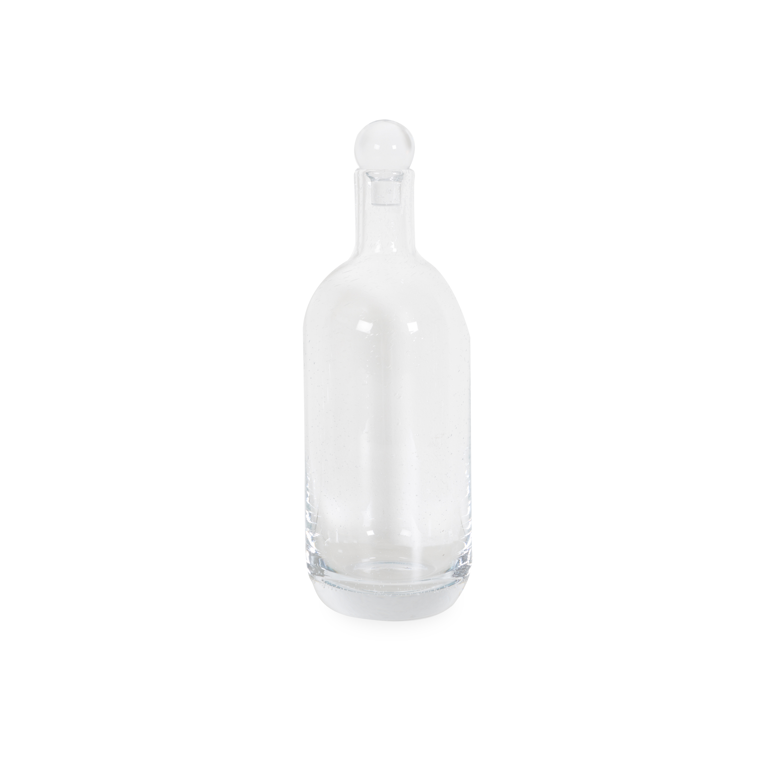 Premium Bubble Glass Carafe with Elegant Design - Perfect for Serving Wine, Juice & Water at Parties, Weddings & Home Dining - 750ml Clear Glass Pitcher with Ergonomic Handle