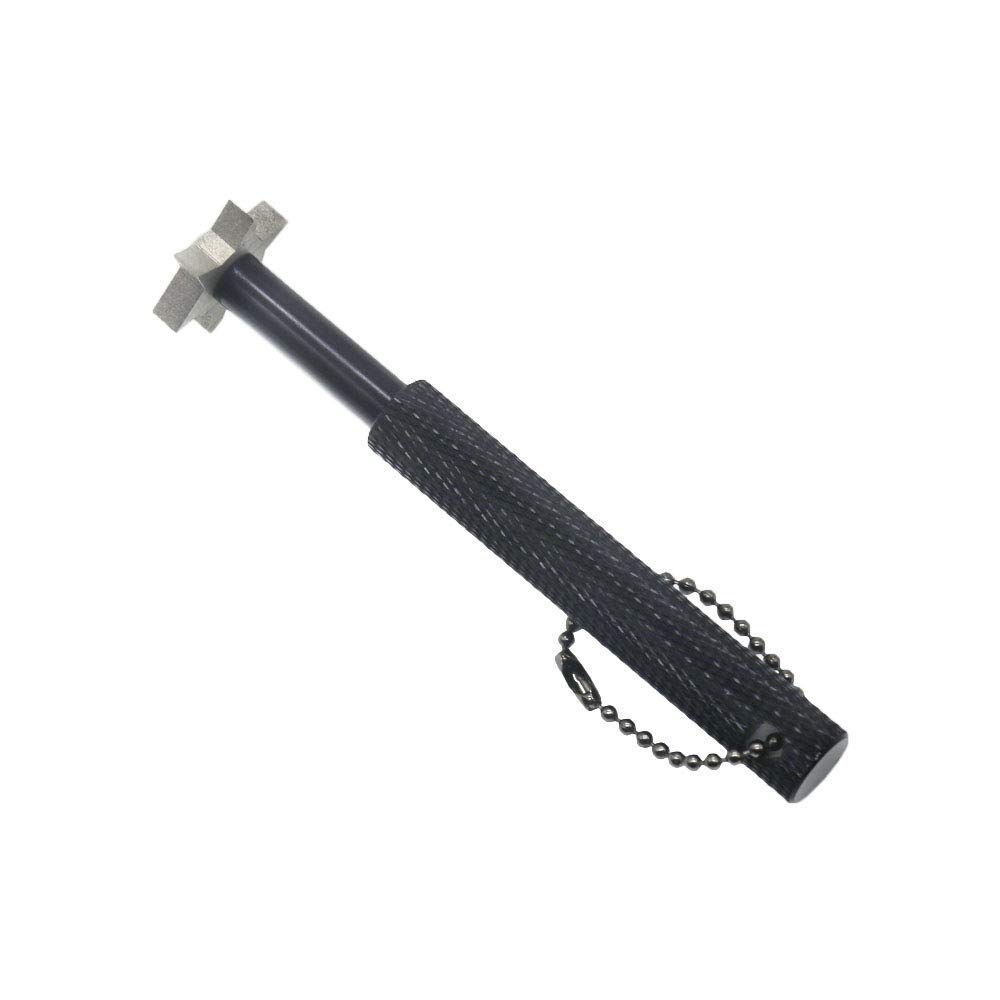 Premium Golf Groove Sharpener Tool with 6 Replaceable Cutters - Perfect for Iron Sets & Wedge Clubs | Restore Spin & Control on Greens | Ideal for Golf Course Maintenance & Practice Sessions