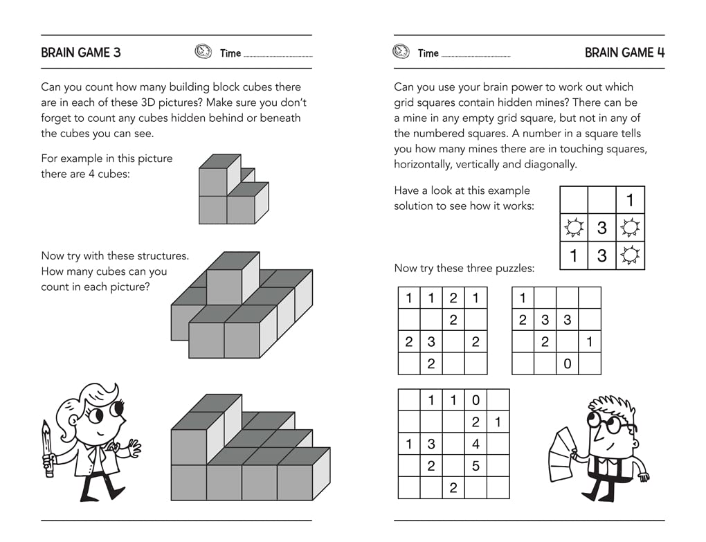 Brain Games For Clever Kids® - Fun Educational Puzzles & Logic Games for Children | Perfect for Homeschooling, Travel & Family Game Night