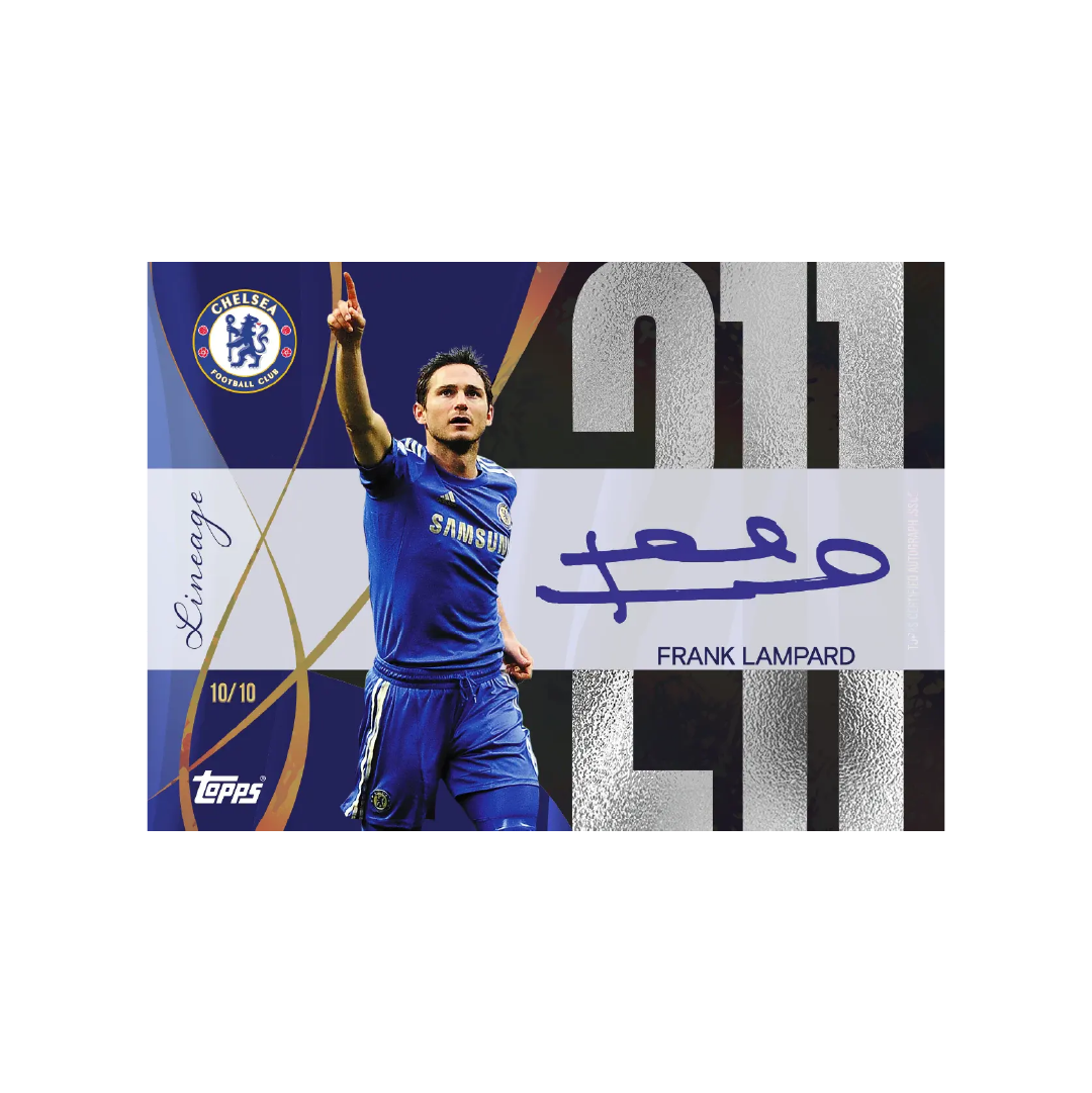 Topps Chelsea Lineage: 120 Years Anniversary Edition 2024/25 Soccer Trading Cards - Perfect for Collectors, Fans & Gift Giving