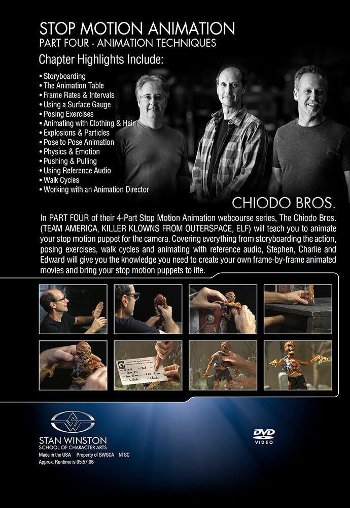 Stan Winston Studio Stop Motion Character Performance DVD - Animation & Puppetry Techniques for Filmmakers - Perfect for Stop Motion Enthusiasts & Film Students