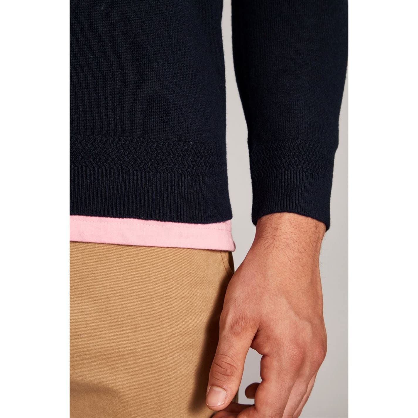 Jack Wills Seabourne Men's Logo Crewneck Sweater - Casual Pullover for Everyday Wear, Office & Weekend Outfits