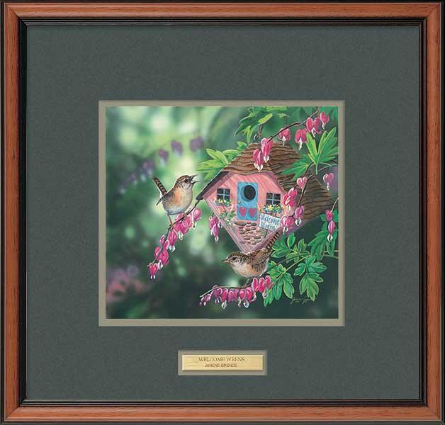 Songbirds Signed Print - Beautiful Bed & Breakfast Wall Art Decor for Cozy Guest Rooms & Countryside Retreats