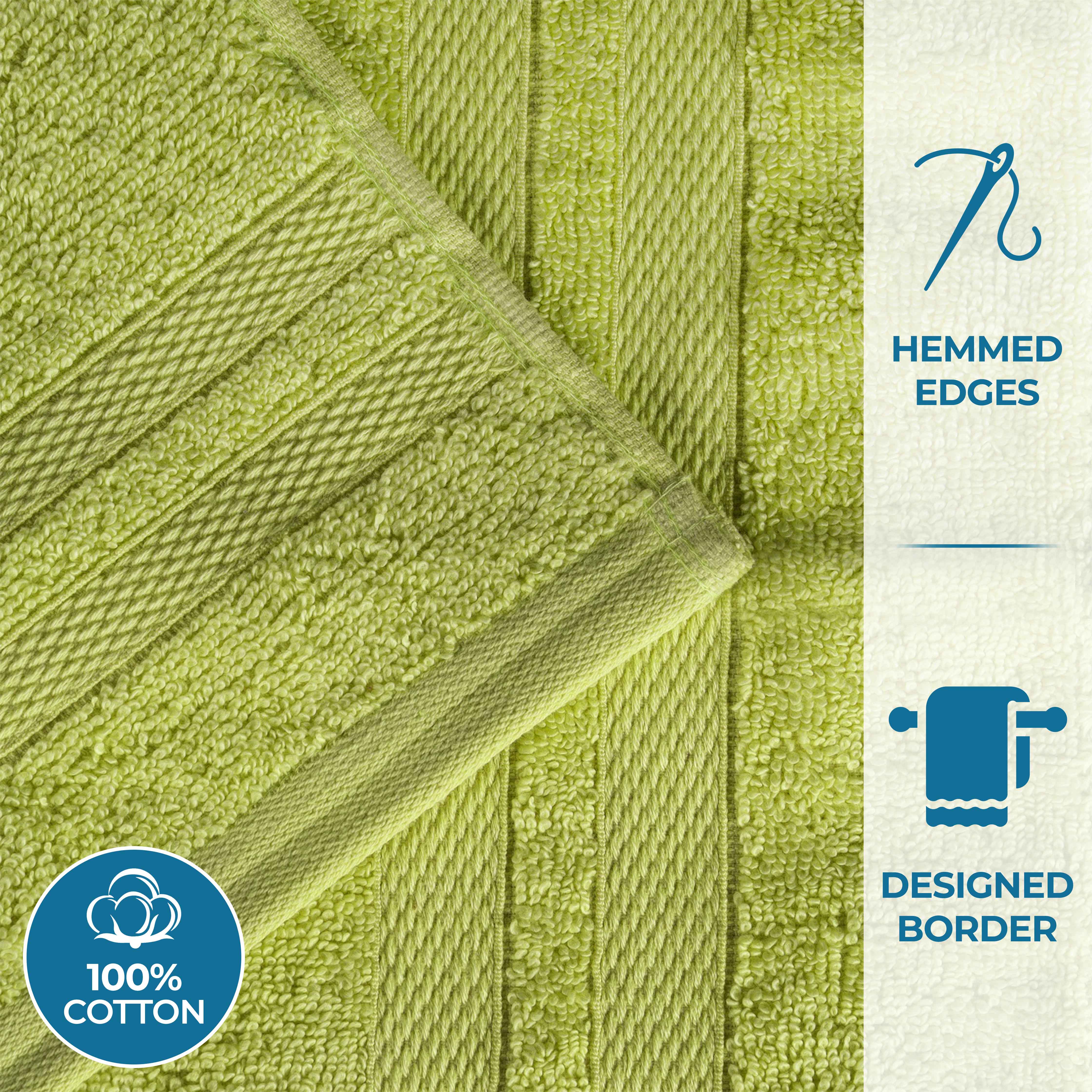 Ultra Soft Cotton Quick Dry Bath Towel Set of 2 - Absorbent & Plush for Spa, Pool & Gym - Luxury Bathroom Essentials