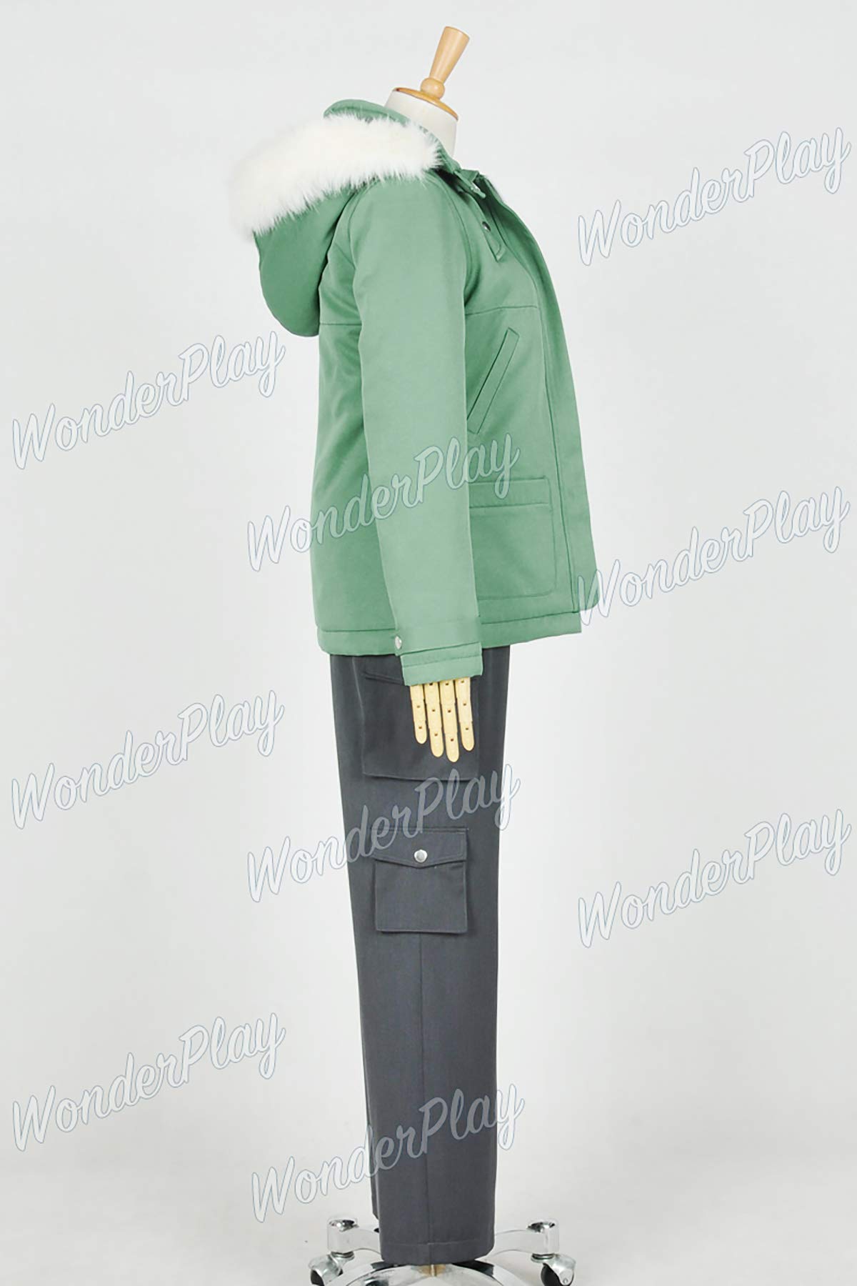Fairy Tail Loke Cosplay Costume - Anime Loki Uniform Padded Coat for Halloween, Comic Con & Cosplay Events