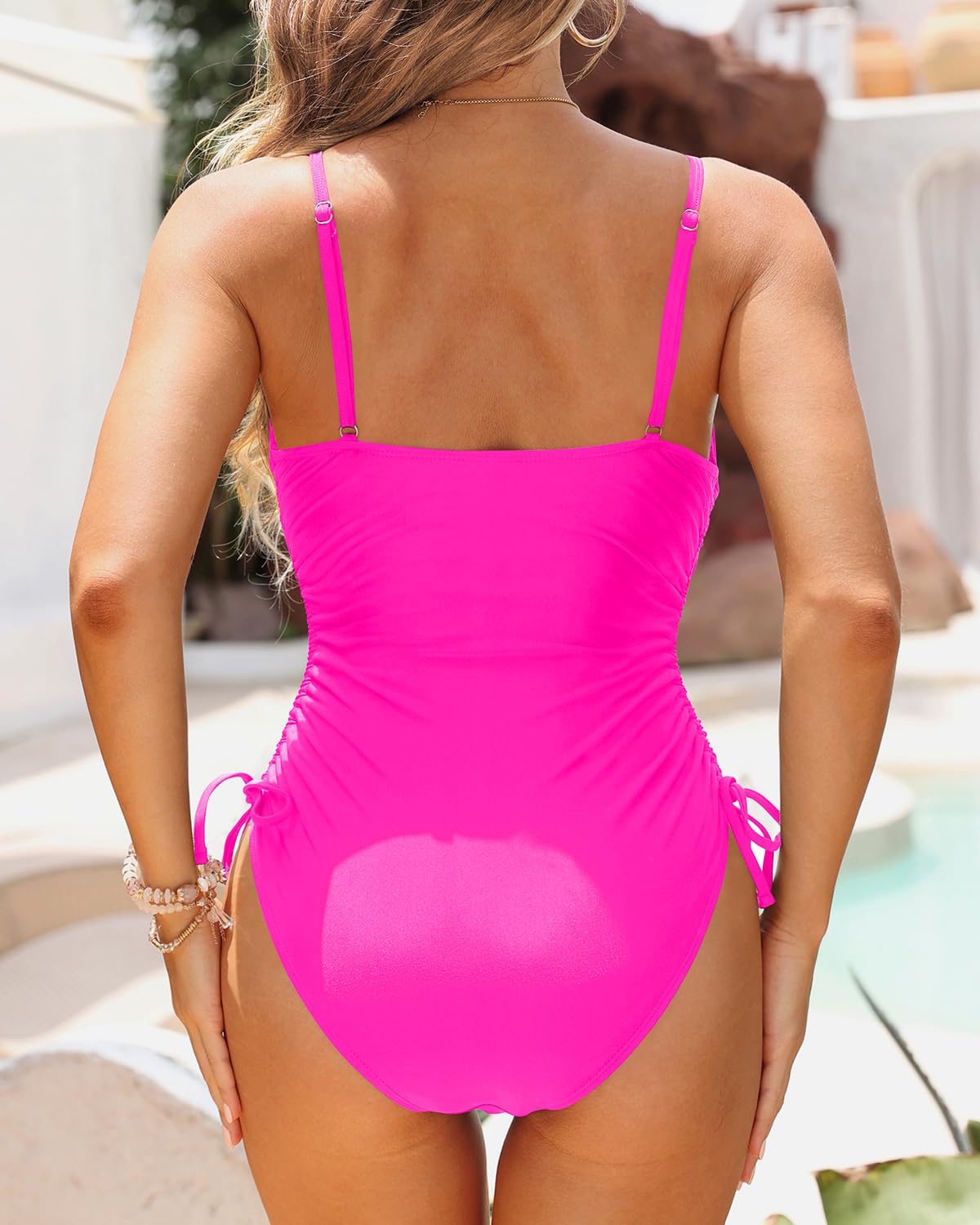 Yonique One Piece Swimsuits for Women - Tummy Control Bathing Suits, Cute Swimwear for Beach, Pool & Summer Vacations