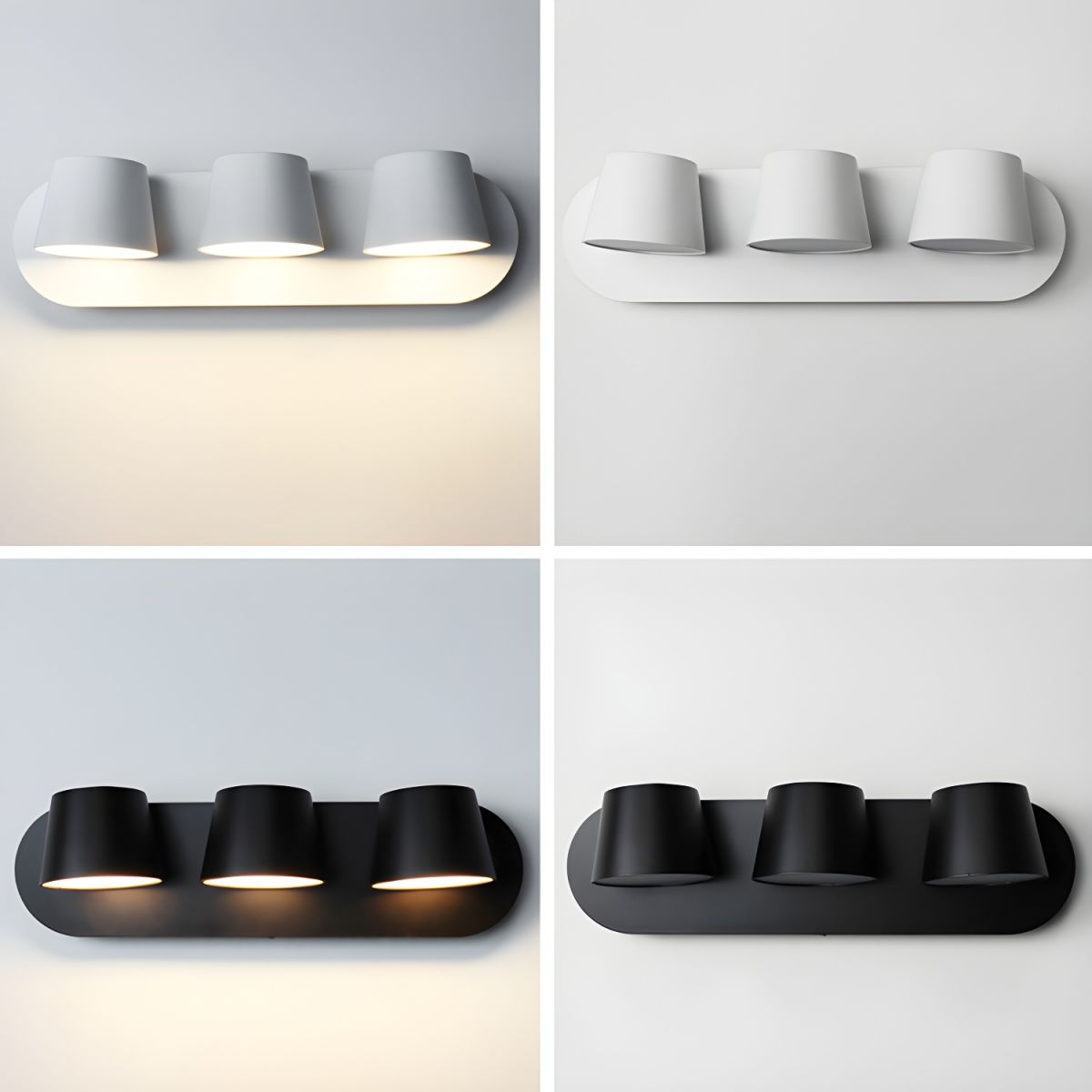 Angle Adjustable Plug-in Wall Lamp - Dimmable LED Night Light for Bedroom, Nursery, Hallway & Stairs - Soft Warm White Lighting