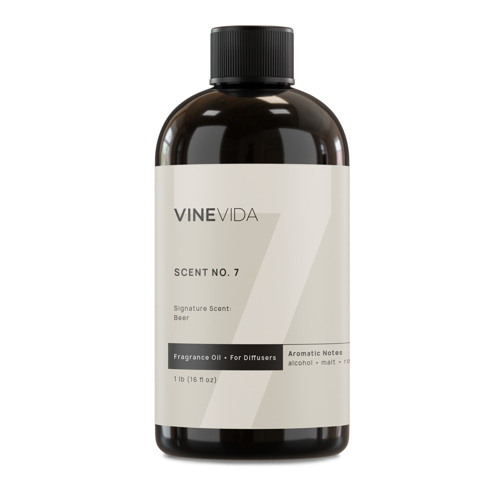 No. 7 Fragrance Oil for Cold Air Diffusers - Premium Beer Scented Essential Oil for Home, Office & Spa Aromatherapy - Relaxing & Refreshing Atmosphere