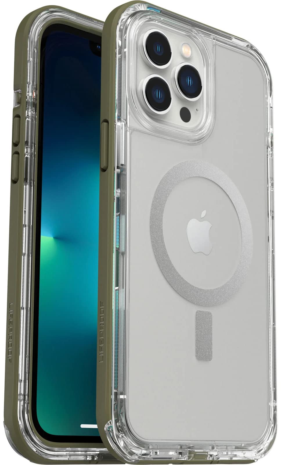 LifeProof NEXT SERIES MagSafe Case for iPhone 13 Pro Max & iPhone 12 Pro Max - Precedented Green | Military-Grade Protection | Wireless Charging Compatible | Perfect for Outdoor Adventures & Daily Use