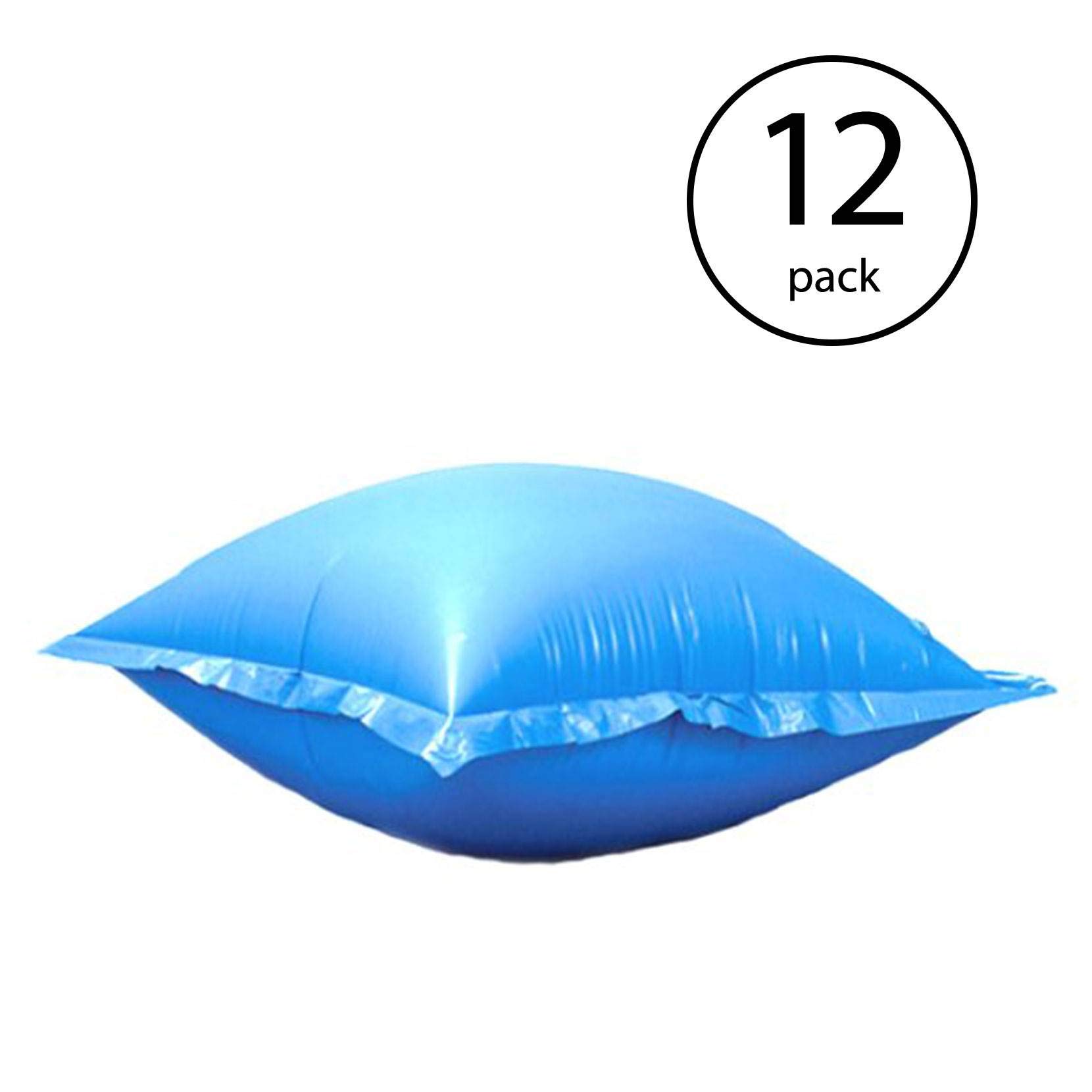 HydroTools 4x4 ft Air Pillow for Above Ground Pools - Winter Pool Cover Support, Cold Resistant Ice Equalizer Cushion - Blue Swimming Pool Winterizing Kit (1144 ACC44) | Prevents Freeze Damage & Extends Pool Cover Life