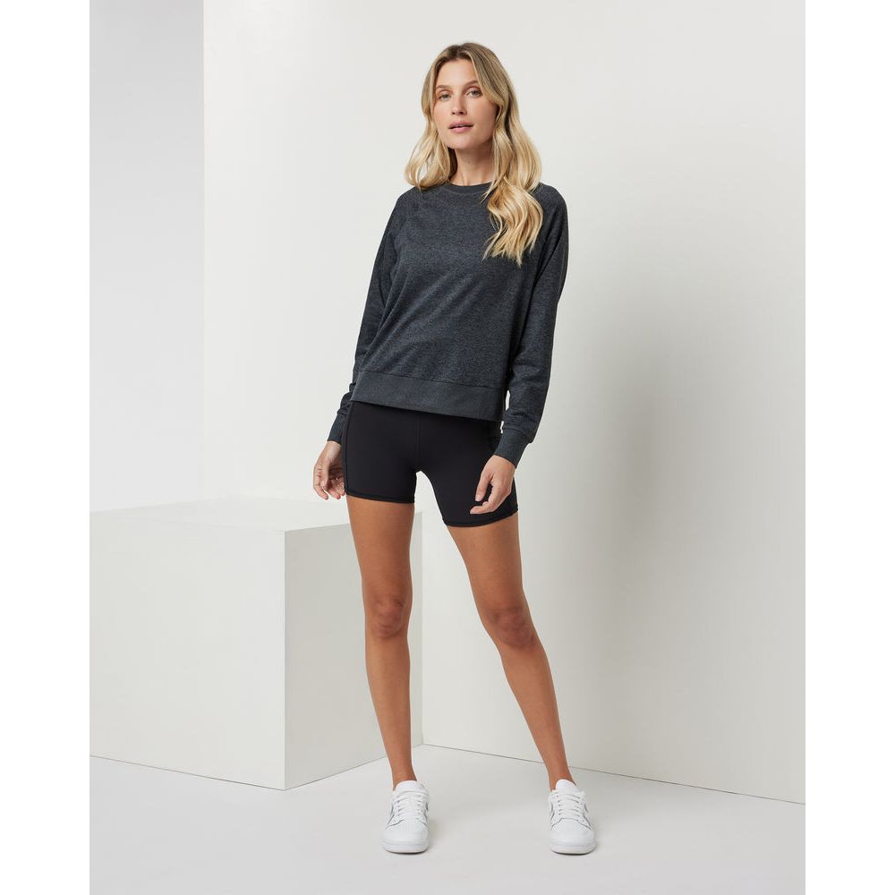 Vuori Women's Long Sleeve Halo Crew - Soft Performance Shirt for Yoga, Running & Outdoor Activities | Moisture-Wicking & Breathable Activewear Top