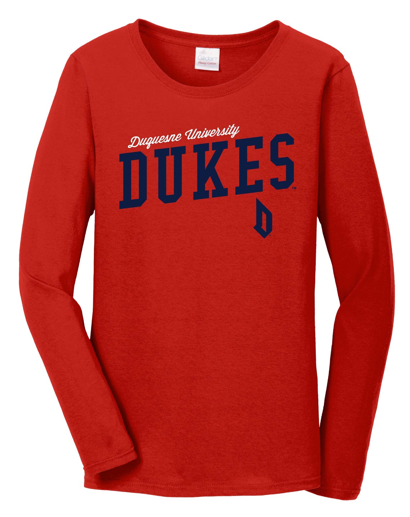 Duquesne University Dukes NCAA Women's Long Sleeve T-Shirt - Comfortable College Fan Apparel for Game Day & School Spirit
