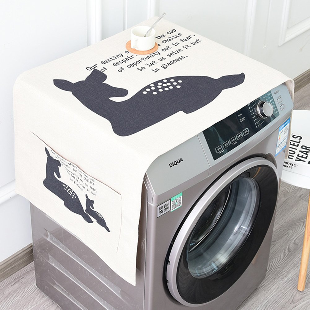Universal Refrigerator & Washing Machine Dust Cover - 21