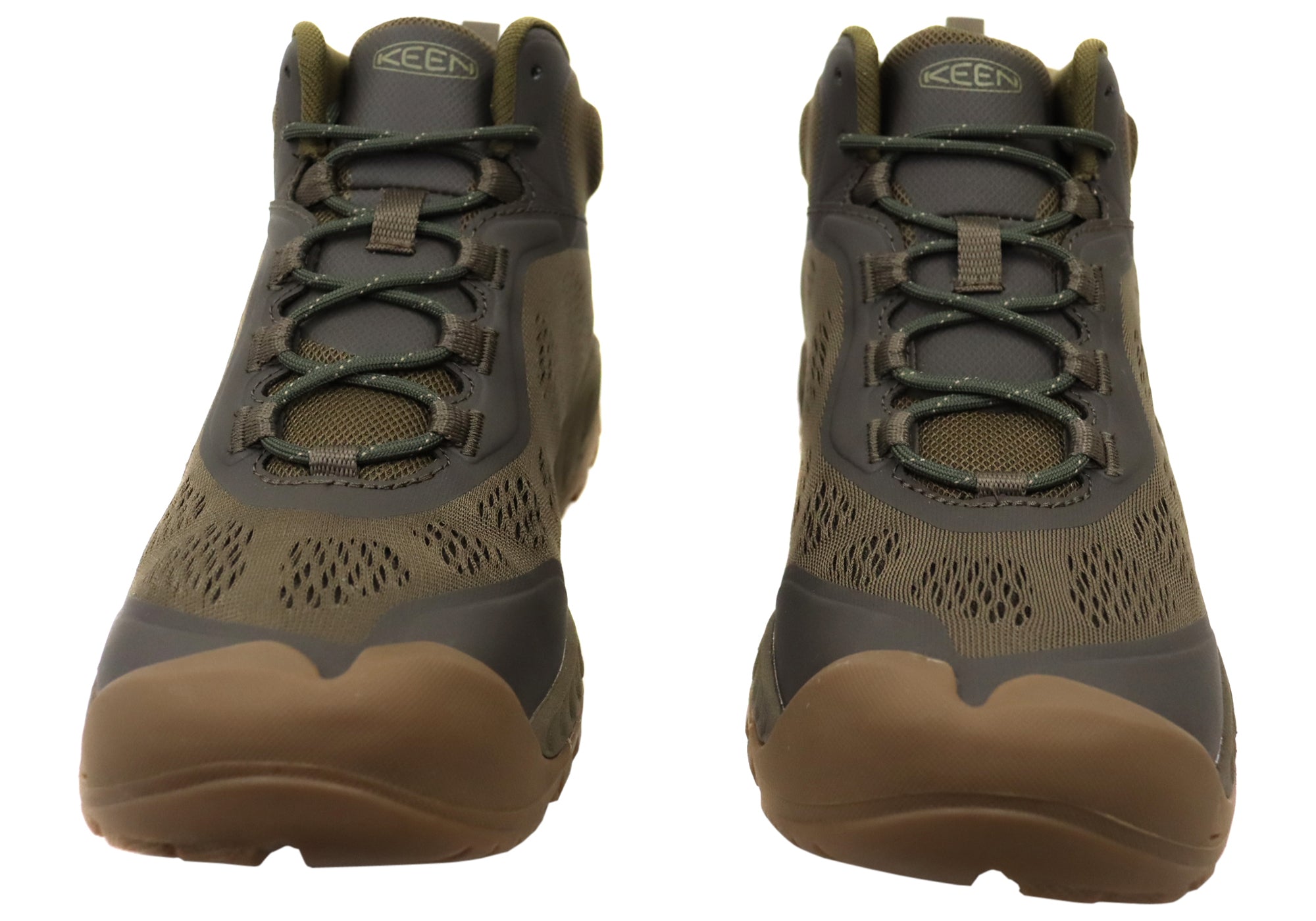 Keen Men's Comfortable Lace-Up NXIS Speed Mid Boots - Waterproof Hiking Shoes for Outdoor Adventures & Trail Running