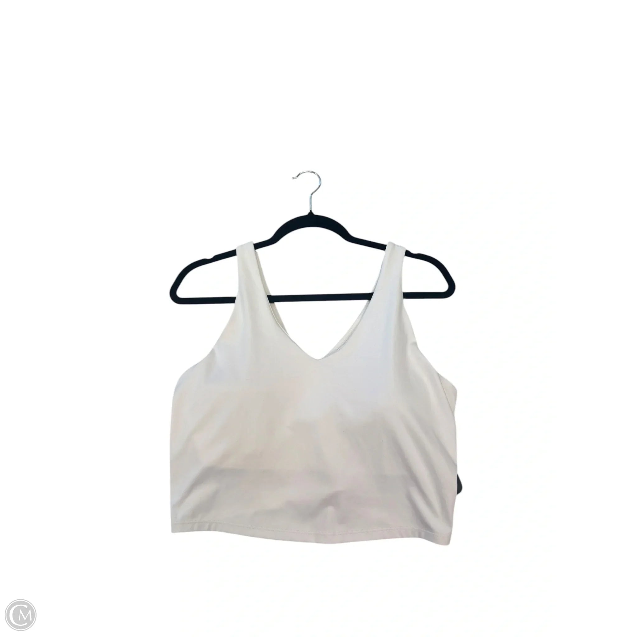 All In Motion Women's Athletic Sports Bra - Cream, Size XL - High Support Workout Top for Running, Yoga & Gym