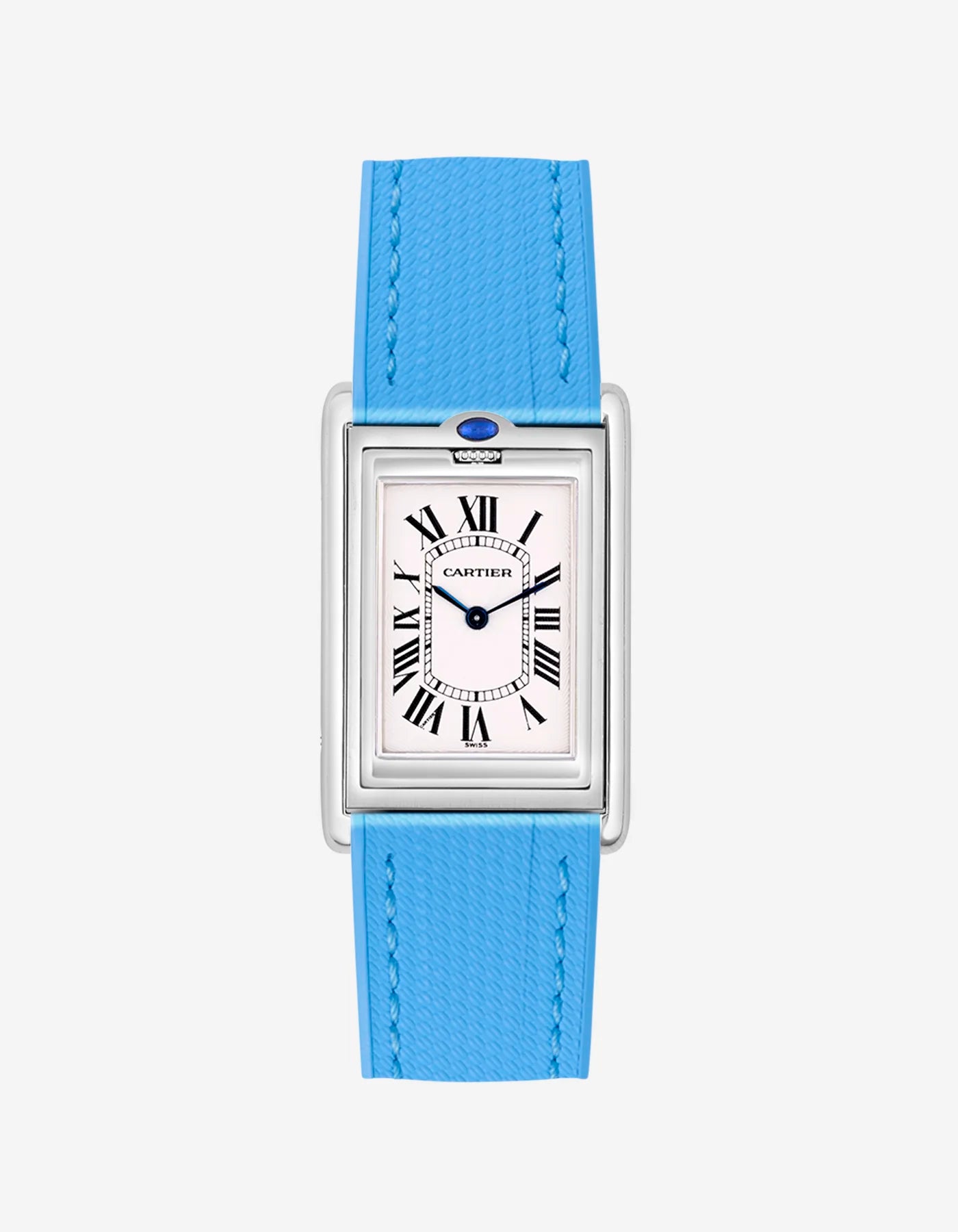 20mm Rubber Watch Strap Replacement for Cartier Basculante - Durable Waterproof Band for Men & Women - Perfect for Sports, Swimming & Everyday Wear