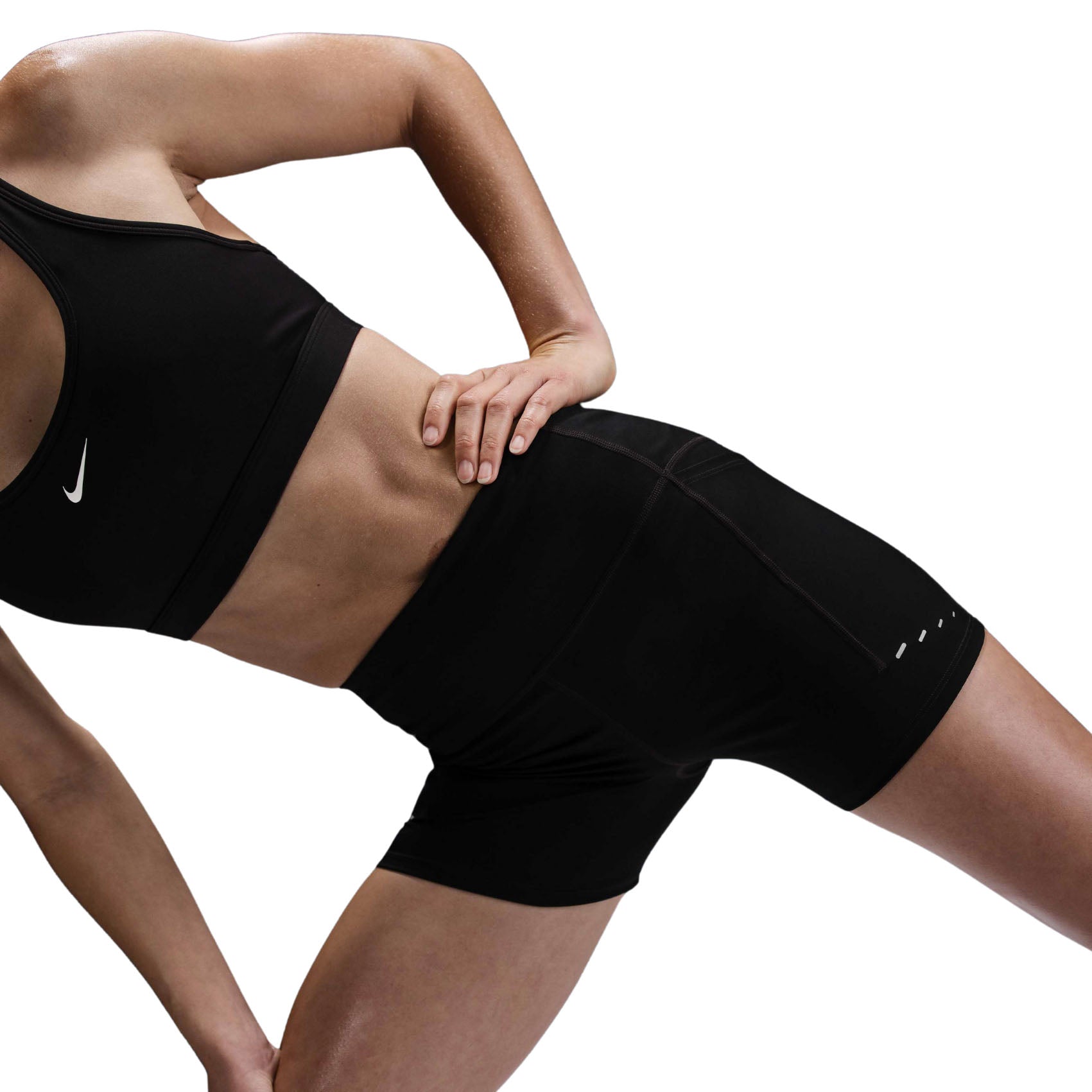 Nike Women's Swift High Waisted 4-Inch Running Shorts with Pockets - Lightweight Workout Shorts for Running, Yoga & Gym Training