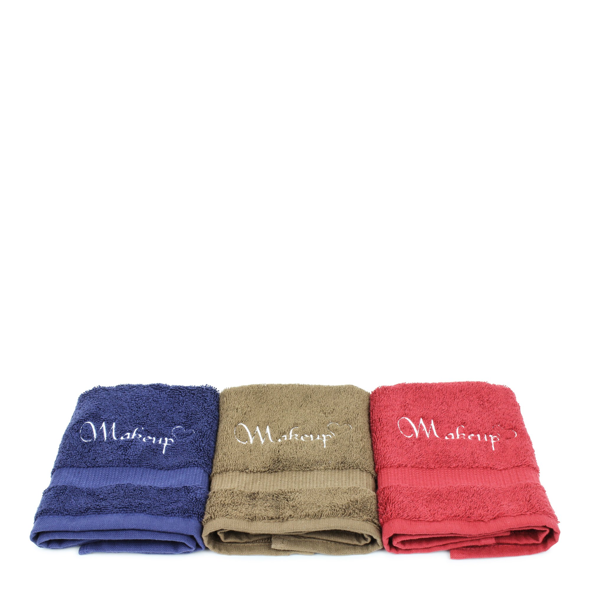 6-Pack Turkish Cotton Makeup Remover Washcloths | 13x13 Inch Soft Reusable Face Cleansing Cloths | Cranberry Color | Perfect for Travel, Gym & Daily Skincare Routine