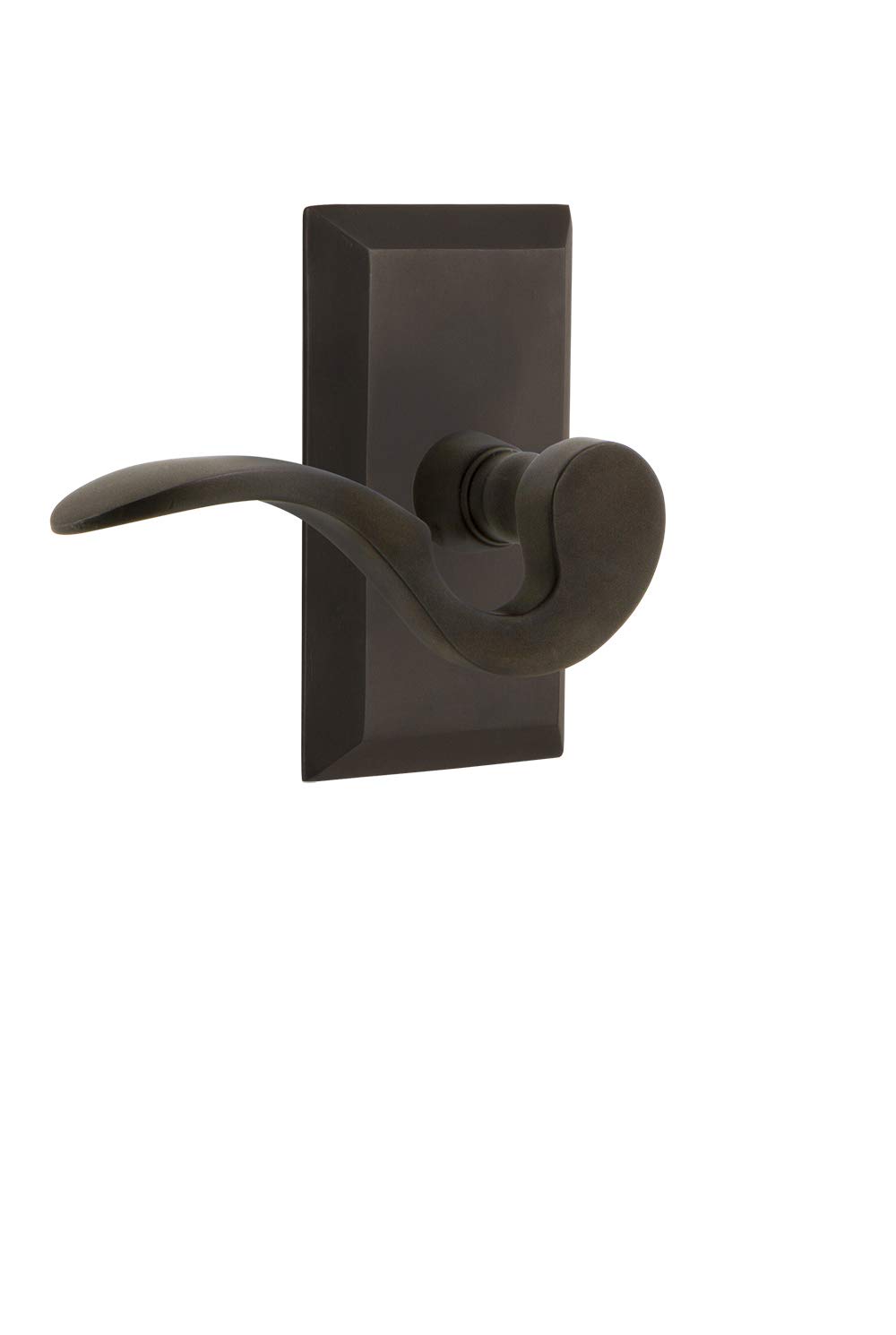 Vintage Style Privacy Manor Lever Door Handle - Oil-Rubbed Bronze Finish | Ideal for Bedroom, Bathroom & Interior Doors