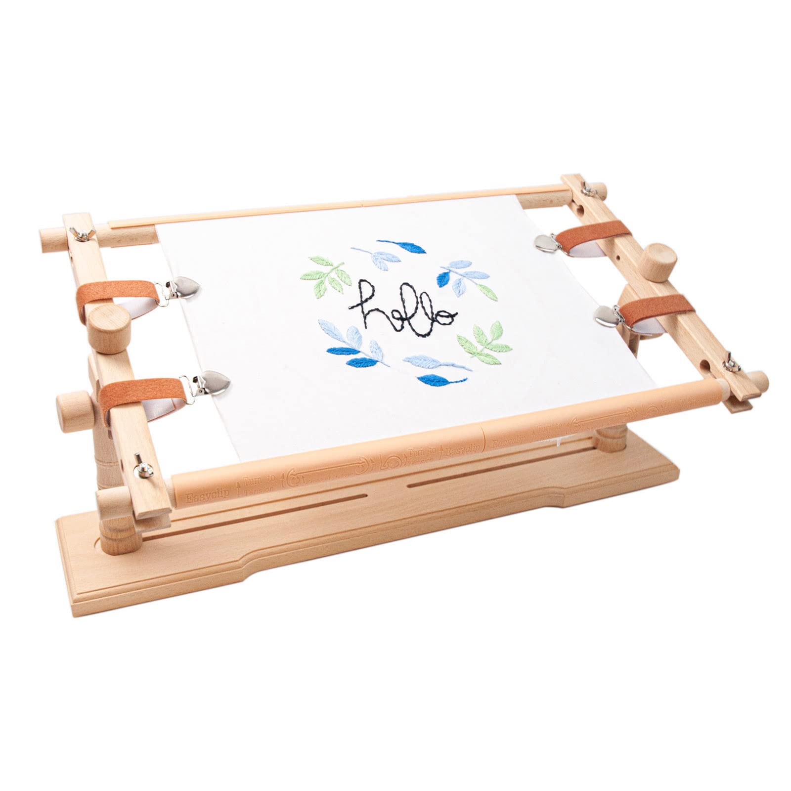 4-Piece Embroidery Frame Set - Needlepoint Cross Stitch Holder, Quilting Frames with Adjustable Tension for DIY Craft Projects | Perfect for Hand Embroidery, Cross Stitching, and Quilting at Home or Gift for Women