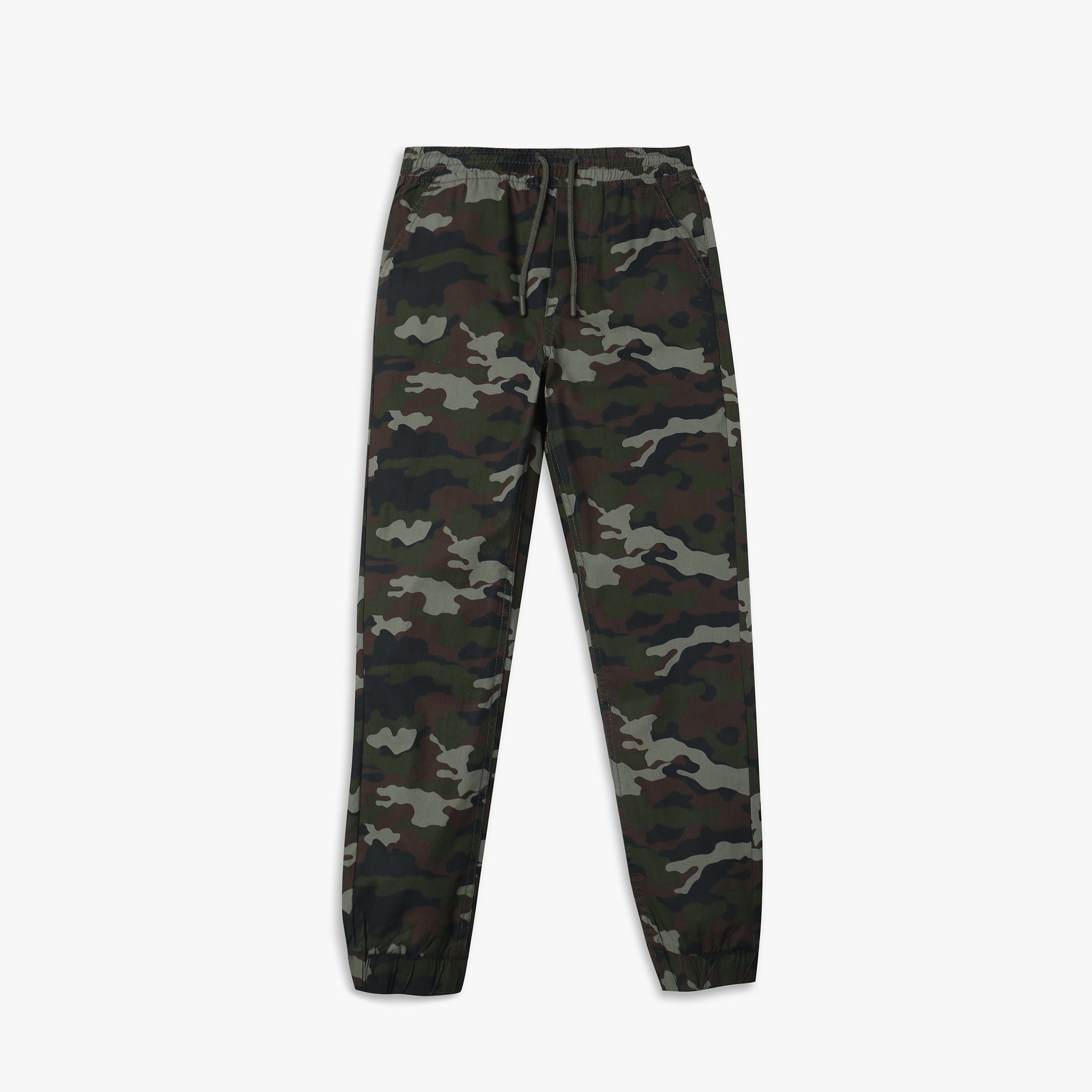 Boys Regular Fit Printed Mid Rise Joggers Pants - Comfortable Cotton Athletic Pants for Kids, School, Play & Everyday Wear