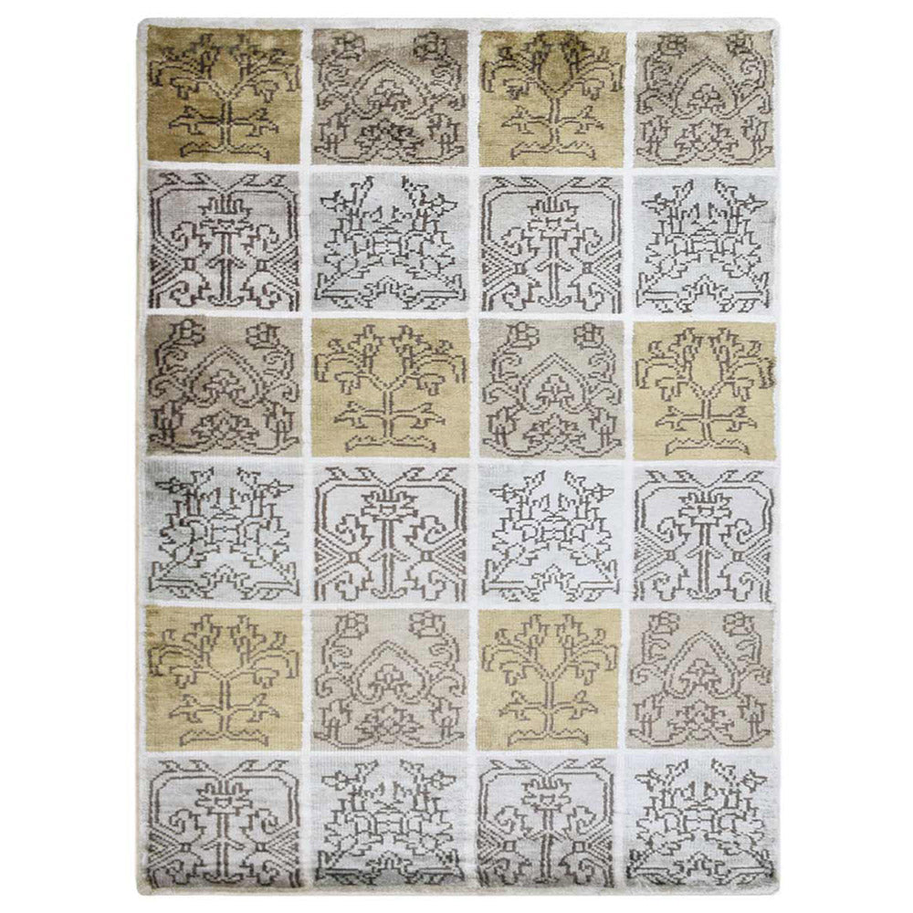Handmade Oriental Hand Knotted Wool Rug - Traditional Persian Design for Living Room, Bedroom & Dining Area Decor