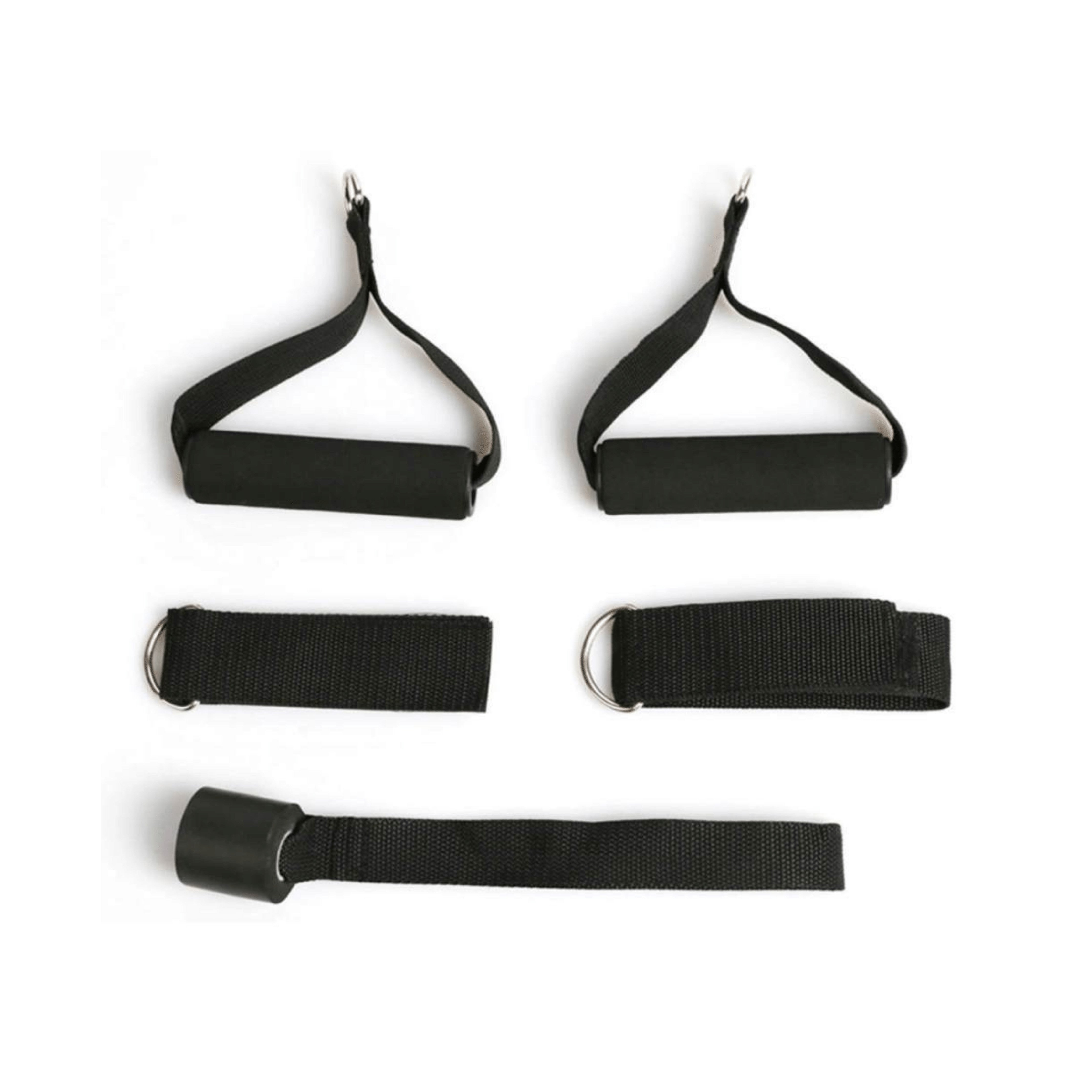 Premium Resistance Bands with Handles - Set of 5 for Strength Training, Home Workouts, Physical Therapy & Fitness Exercises | Ideal for Men & Women | Perfect for Gym, Yoga, Pilates & Rehabilitation