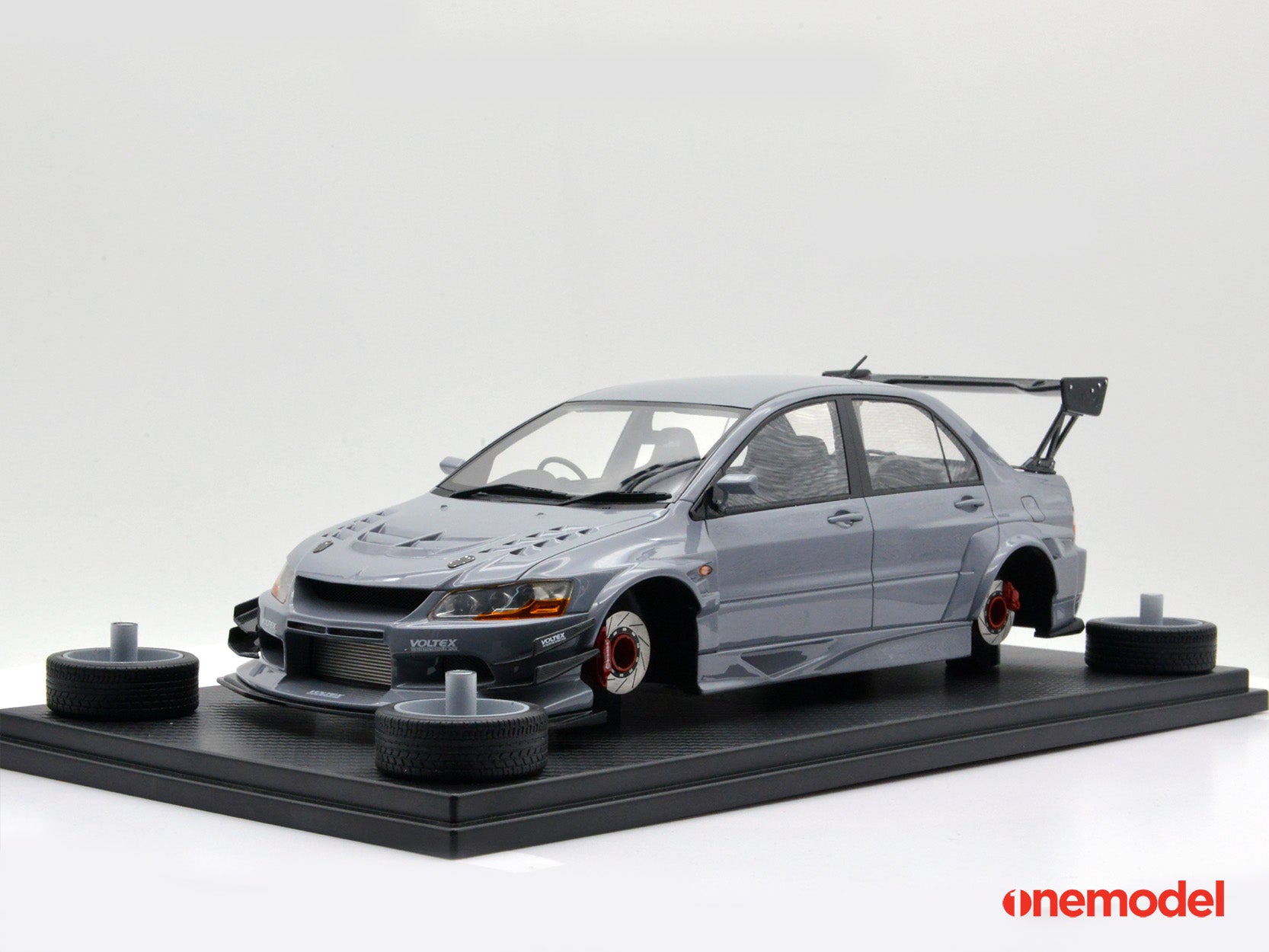 Mitsubishi Lancer Evolution IX Voltex Body Kit - Cement Gray Color - High Performance Car Parts for Racing & Street Tuning