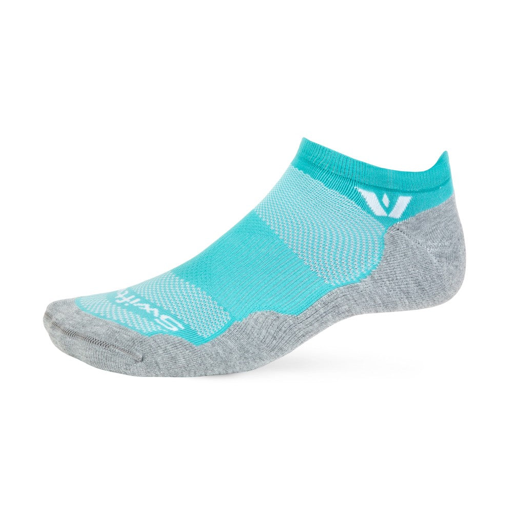 Swiftwick Maxus No Show Socks - Breathable & Cushioned Running Socks for Men & Women - Perfect for Running, Hiking & Gym Workouts