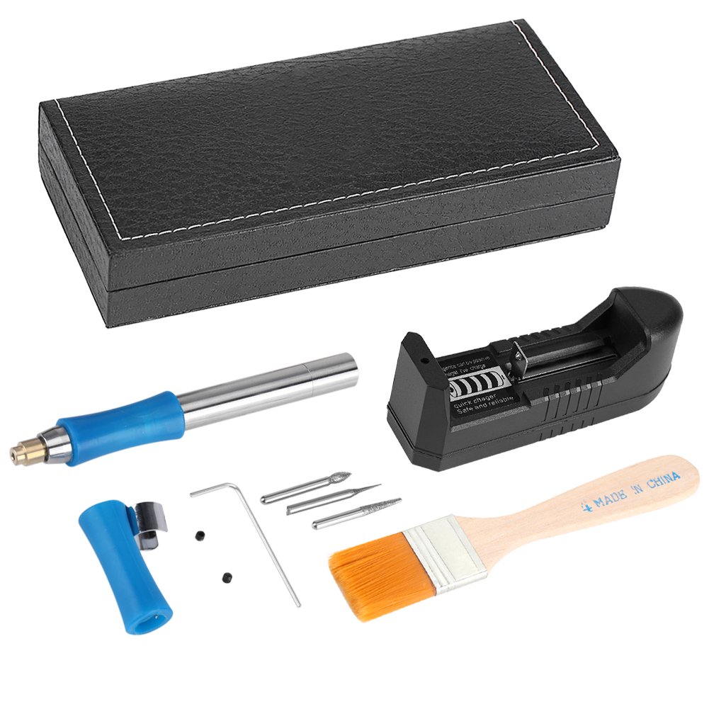Rechargeable Electric Engraving Pen Kit - Mini Handheld Engraver for Wood, Jade, Metal & Glass | Portable Rotary Tool for DIY Crafts, Jewelry Making & Home Decor Projects