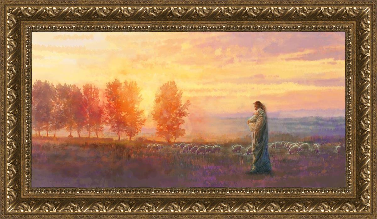 Eventide By Yongsung Kim - Premium Christian Wall Art for Home & Church Decor | Inspirational Bible Verse Canvas Painting | Perfect for Living Room, Bedroom & Worship Spaces